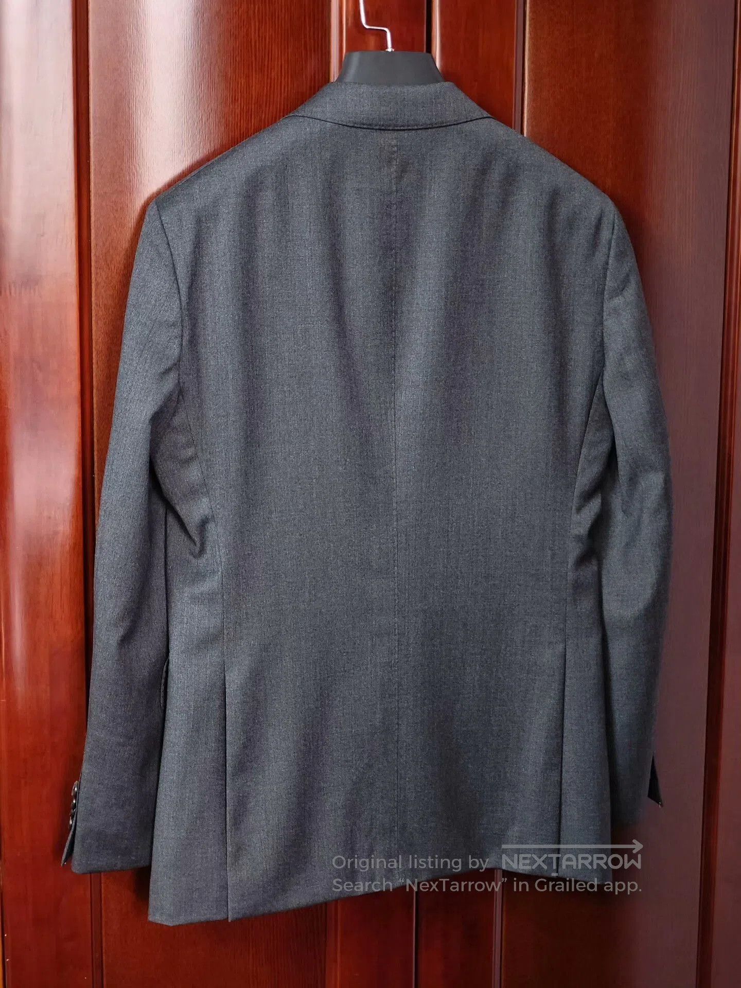Japanese Brand Custom Italian Gray Wool Blazer. Size US S / EU 44-46 / 1 - 8 Thumbnail