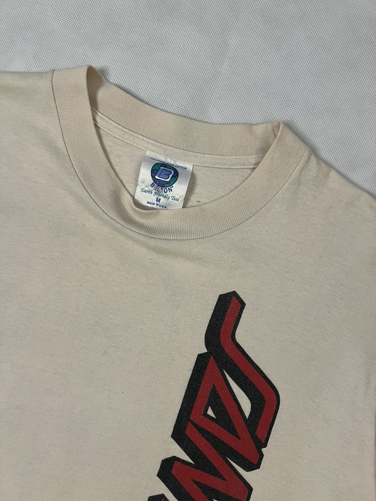 Hook-Ups Vintage 80's Santa Cruz Skateboard Speed Wheels Tshirt Size US M / EU 48-50 / 2 - 2 Thumbnail