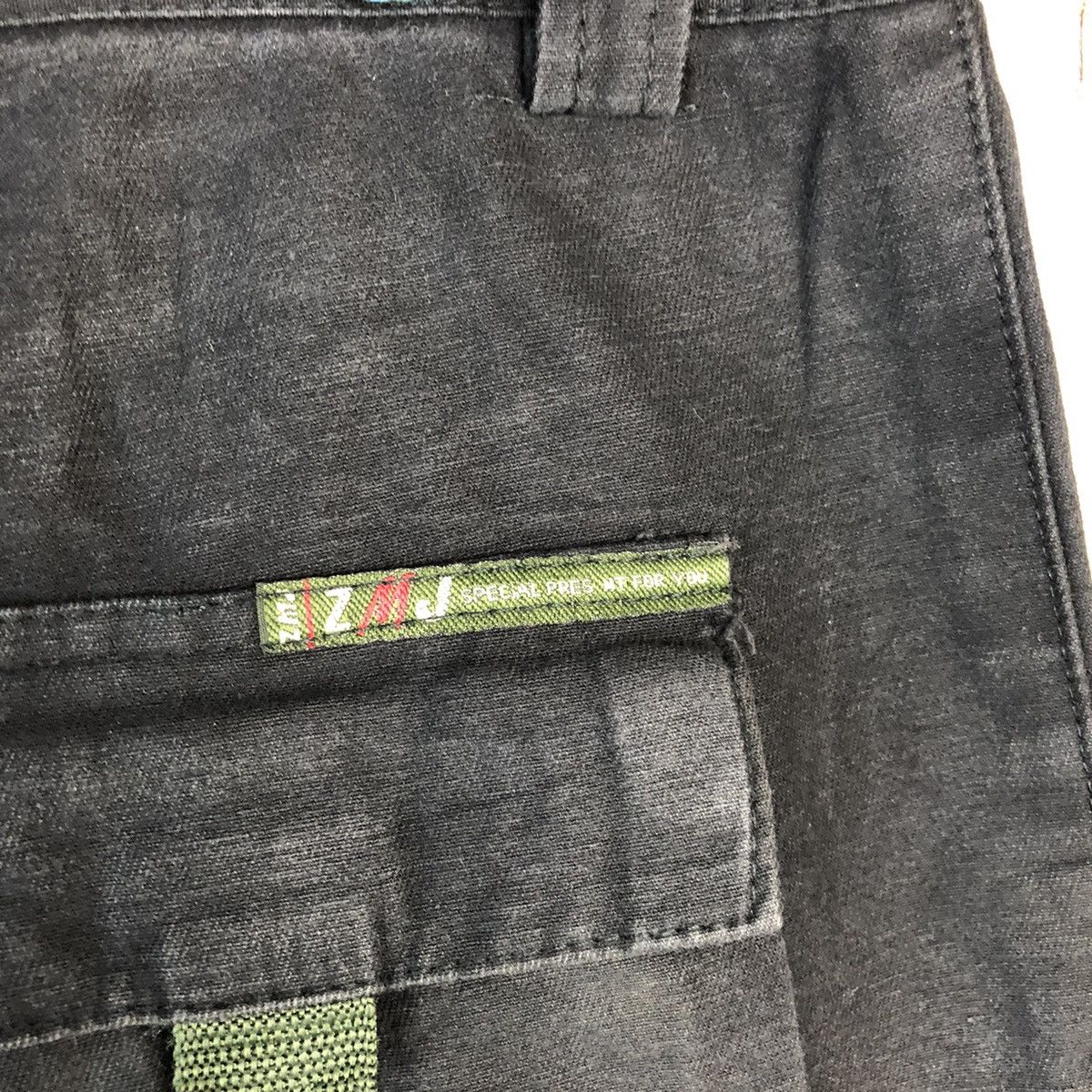 Japanese Brand ZMJ Black Cargo utility tactical Multipocket Pants #A986 Size US 34 / EU 50 - 18 Thumbnail
