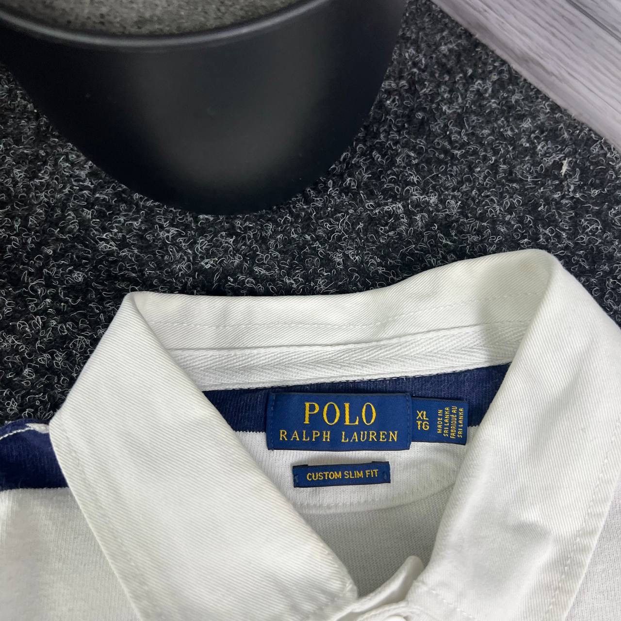Polo Ralph Lauren Rugby stripped vintage polo ralph lauren 90s casual preppy Size US XL / EU 56 / 4 - 5 Thumbnail