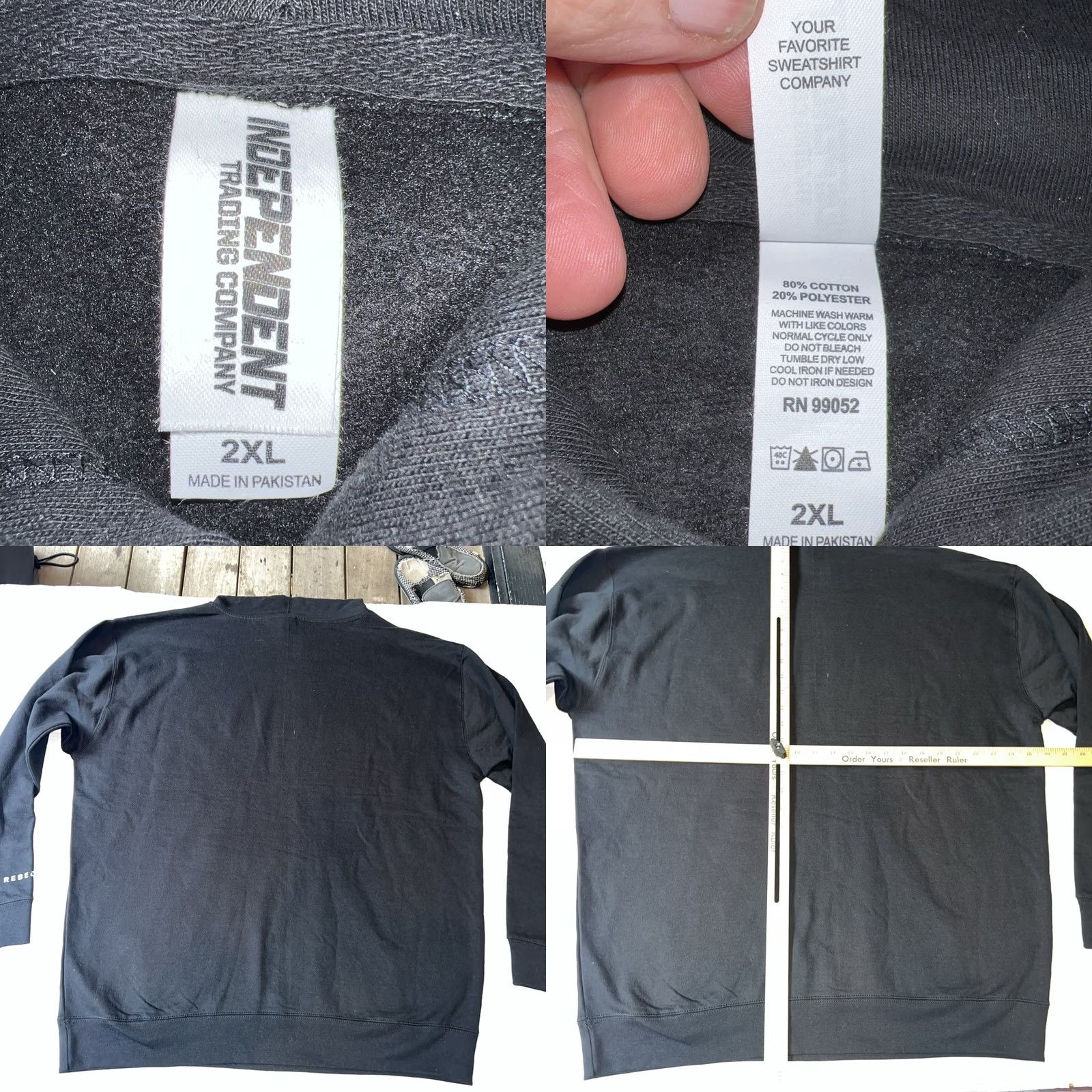Vintage VINTAGE Independent Trading Company Hoodie 2XL Black Apple Logo The Book Of Jobs Parody Pullover Sweatshirt Unisex Adults Mens Womens Size US XXL / EU 58 / 5 - 8 Thumbnail
