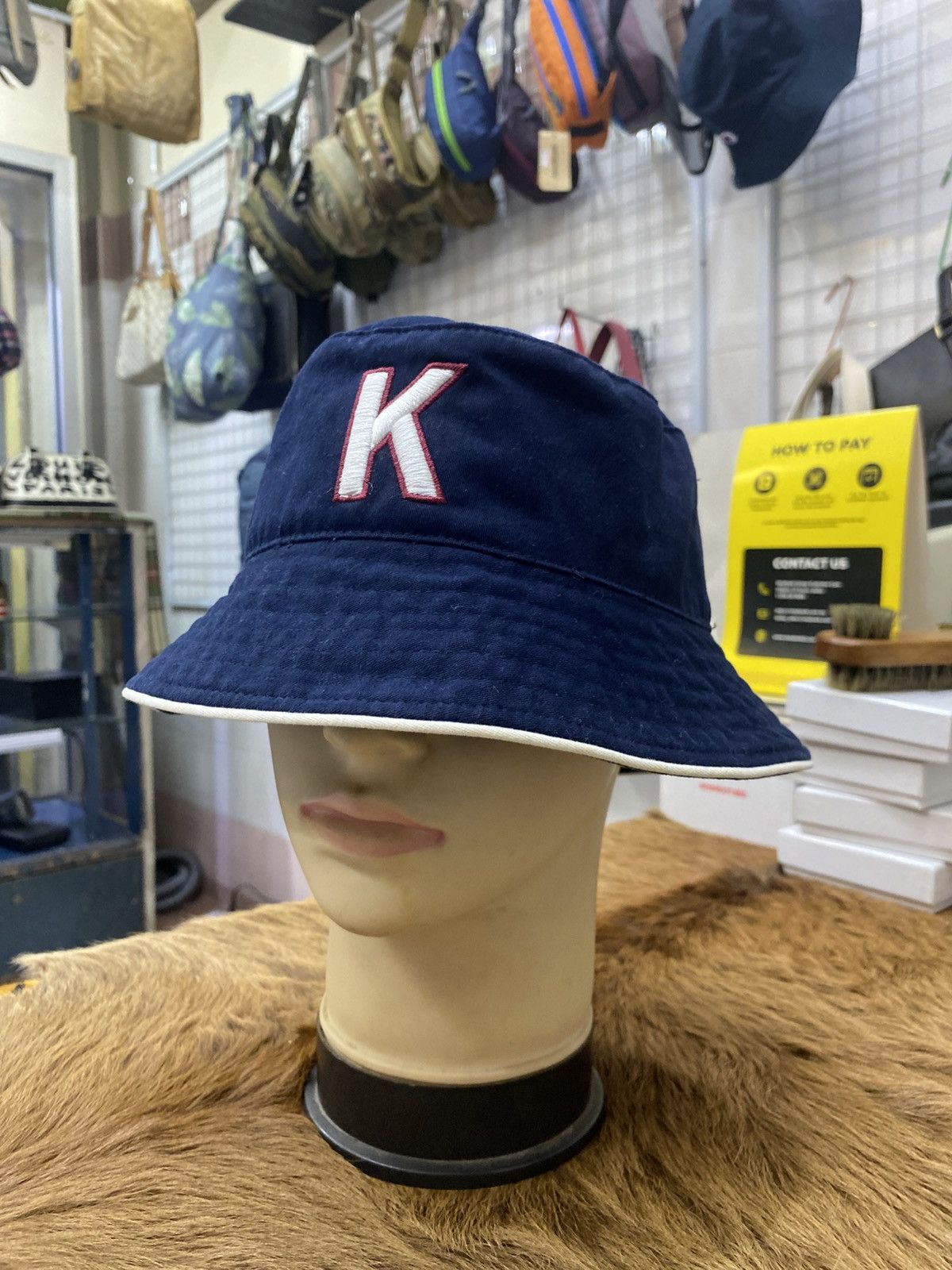 Zara Authentic Zara Bucket Hat..with Embroidery [K] Logo Size 46 - 2 Thumbnail