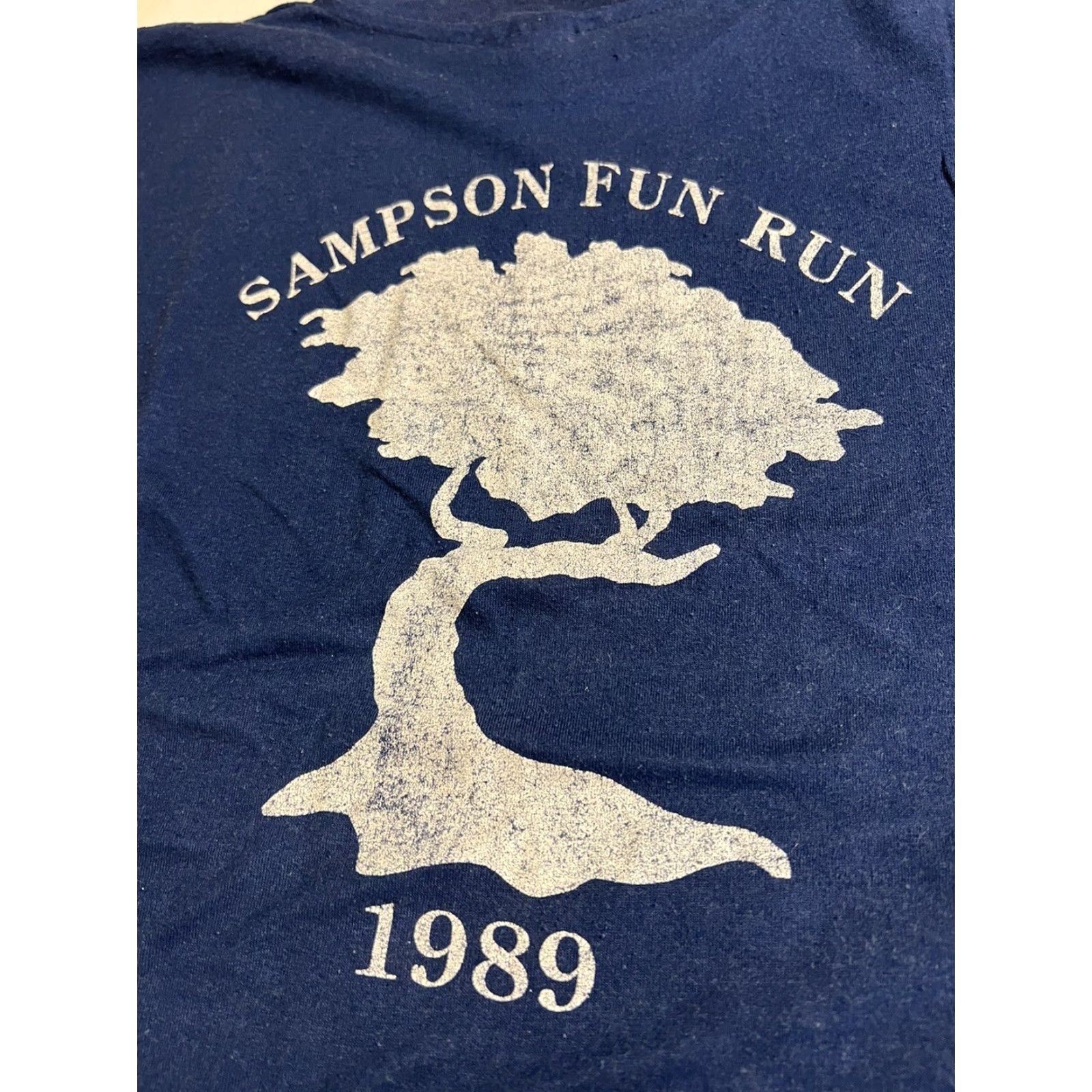 Hanes VINTAGE Samson Thoracic Surgical Society T-Shirt Single Stitch Large Blue Doctor Mens L Blue Cotton Blend Size US L / EU 52-54 / 3 - 4 Thumbnail