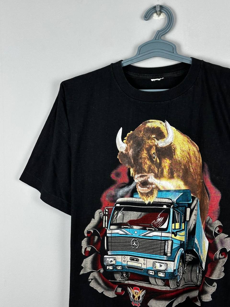 Harley Davidson Vintage 80's GHW Motiv Collectiv Trucker T-shirt Size US M / EU 48-50 / 2 - 3 Thumbnail