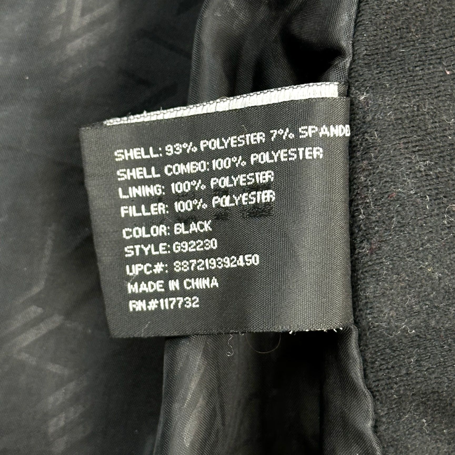 ZeroXposur Zer oXposur Jacket Women's Large Black Hooded Full Zip Softshell Puffer Hybrid Size L / US 10 / IT 46 - 6 Thumbnail