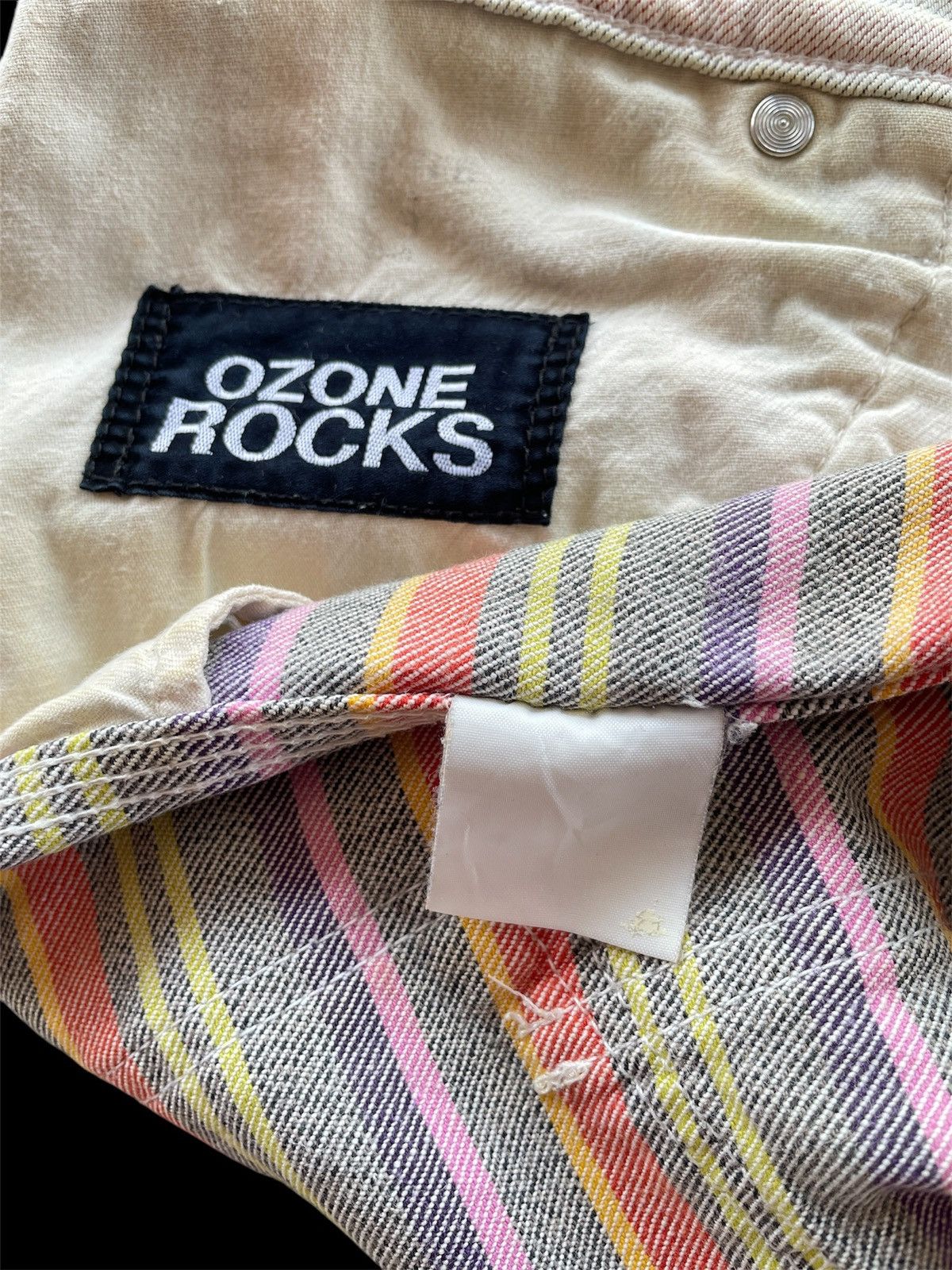 Japanese Brand × Vintage OZONE ROCKS CARPENTER RAINBOW JEANS Size US 34 / EU 50 - 15 Thumbnail