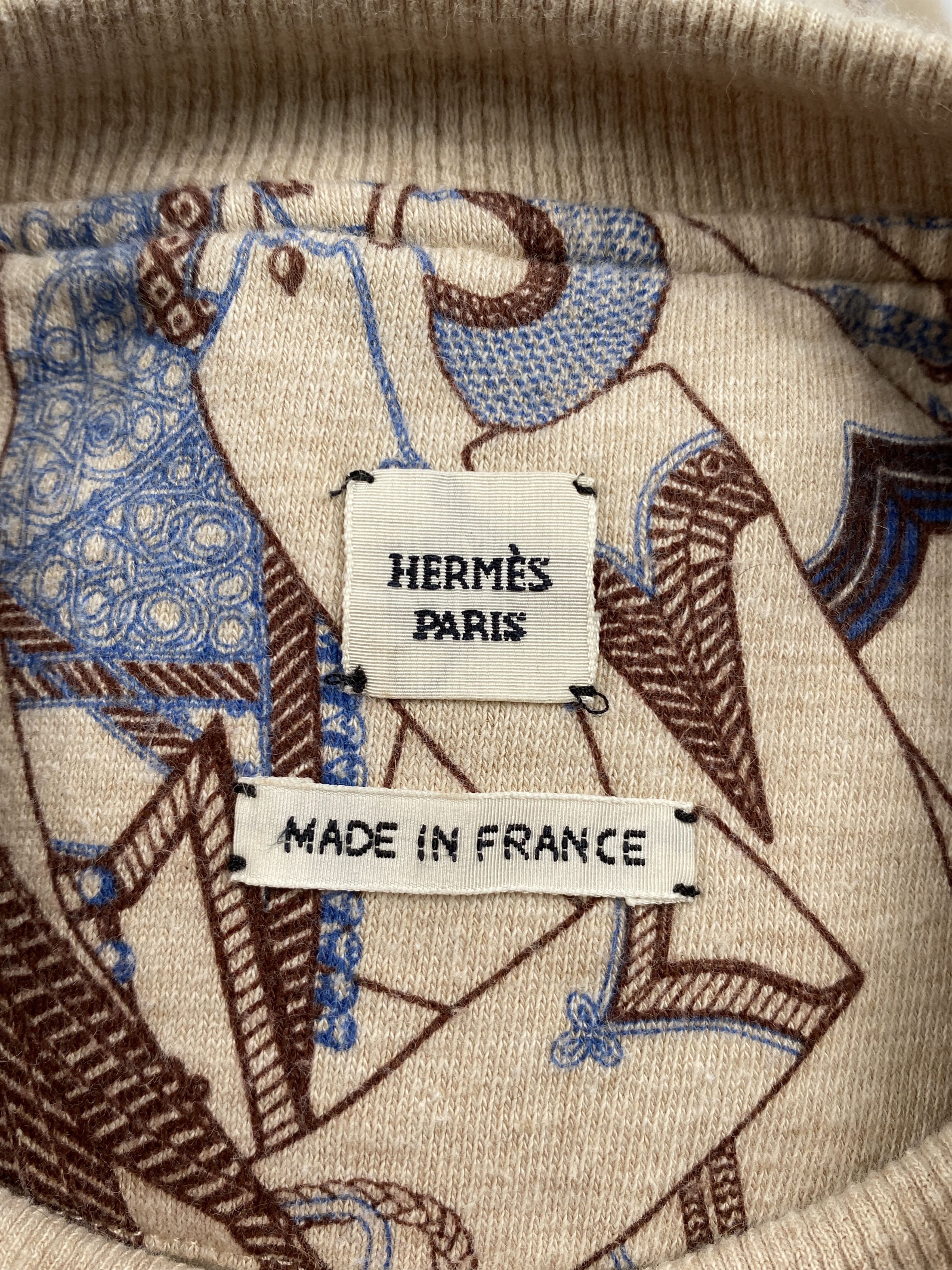 Hermes "Zouaves et Dragons Finesse" Sweatshirt Size XS / US 0-2 / IT 36-38 - 11 Thumbnail