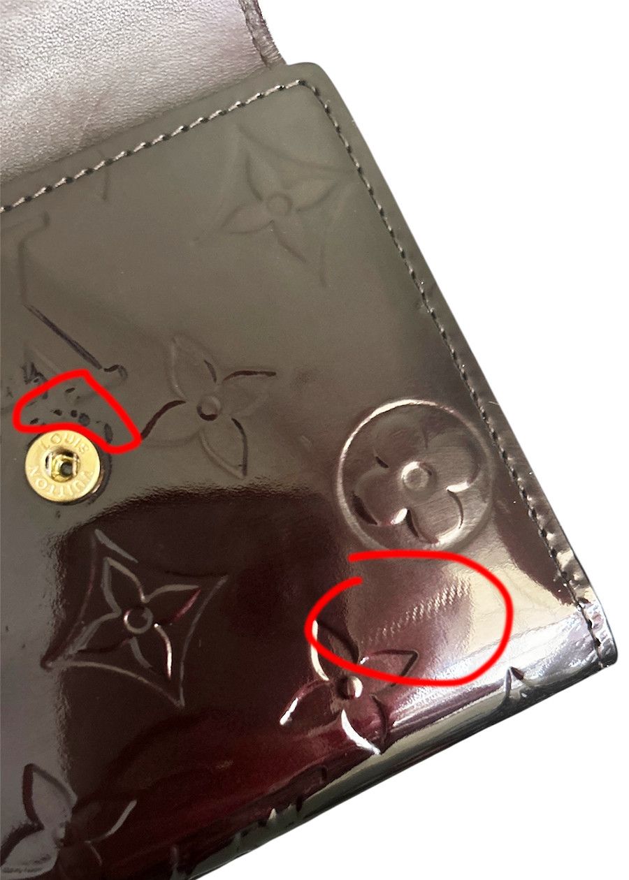 Louis Vuitton Louis Vuitton Elise Monogram Vernis Patent Leather Wallet Size ONE SIZE - 9 Thumbnail