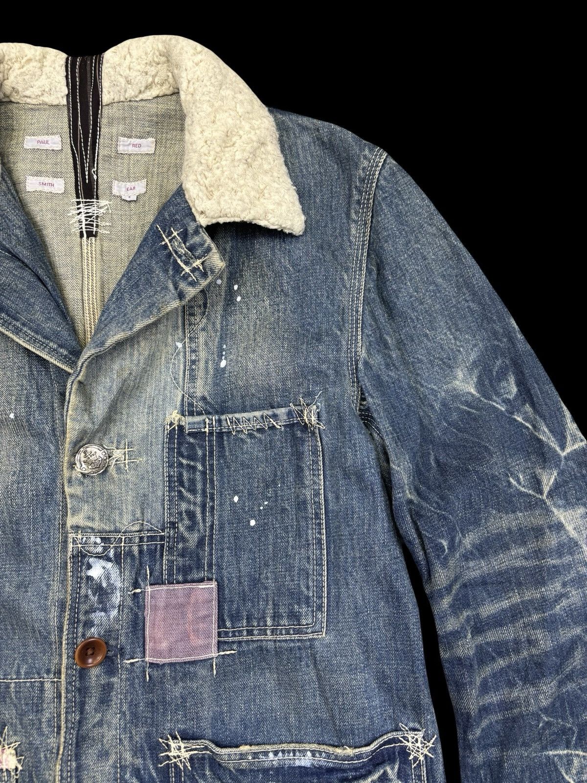 Paul Smith 💥Old Man Style💥Full Denim Charecter Chore Jacket F775 Size US S / EU 44-46 / 1 - 10 Thumbnail