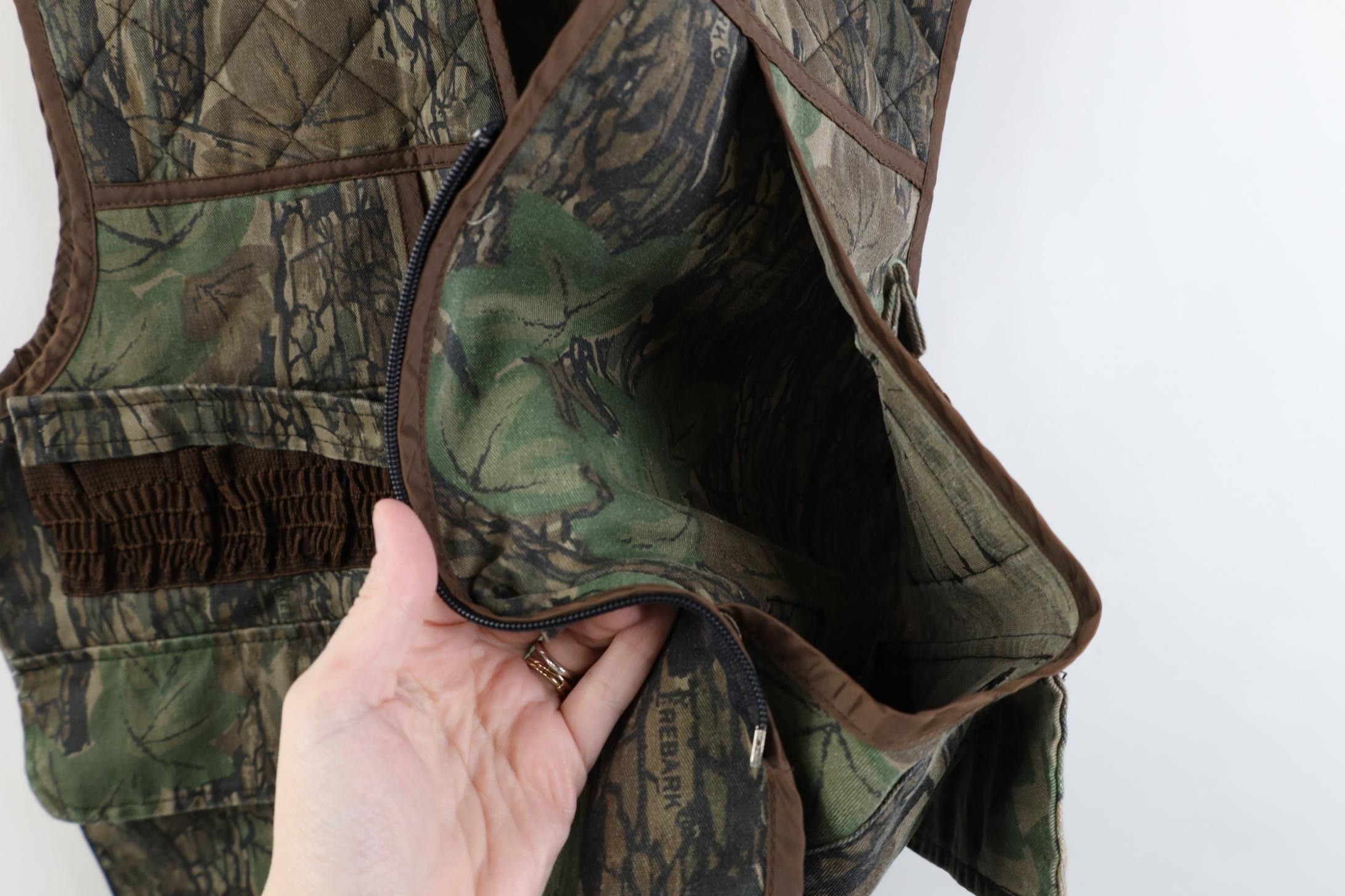 Winchester Vintage 90s Winchester Trebark Camouflage Hunting Vest Size US M / EU 48-50 / 2 - 9 Thumbnail