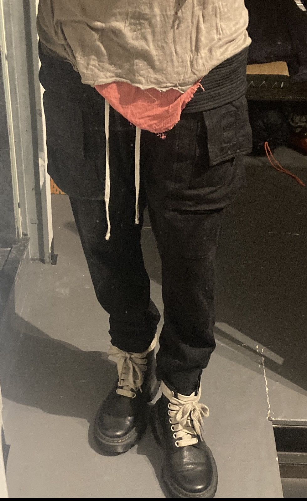 RICK OWENS DOC MARTINS MEGA LACE