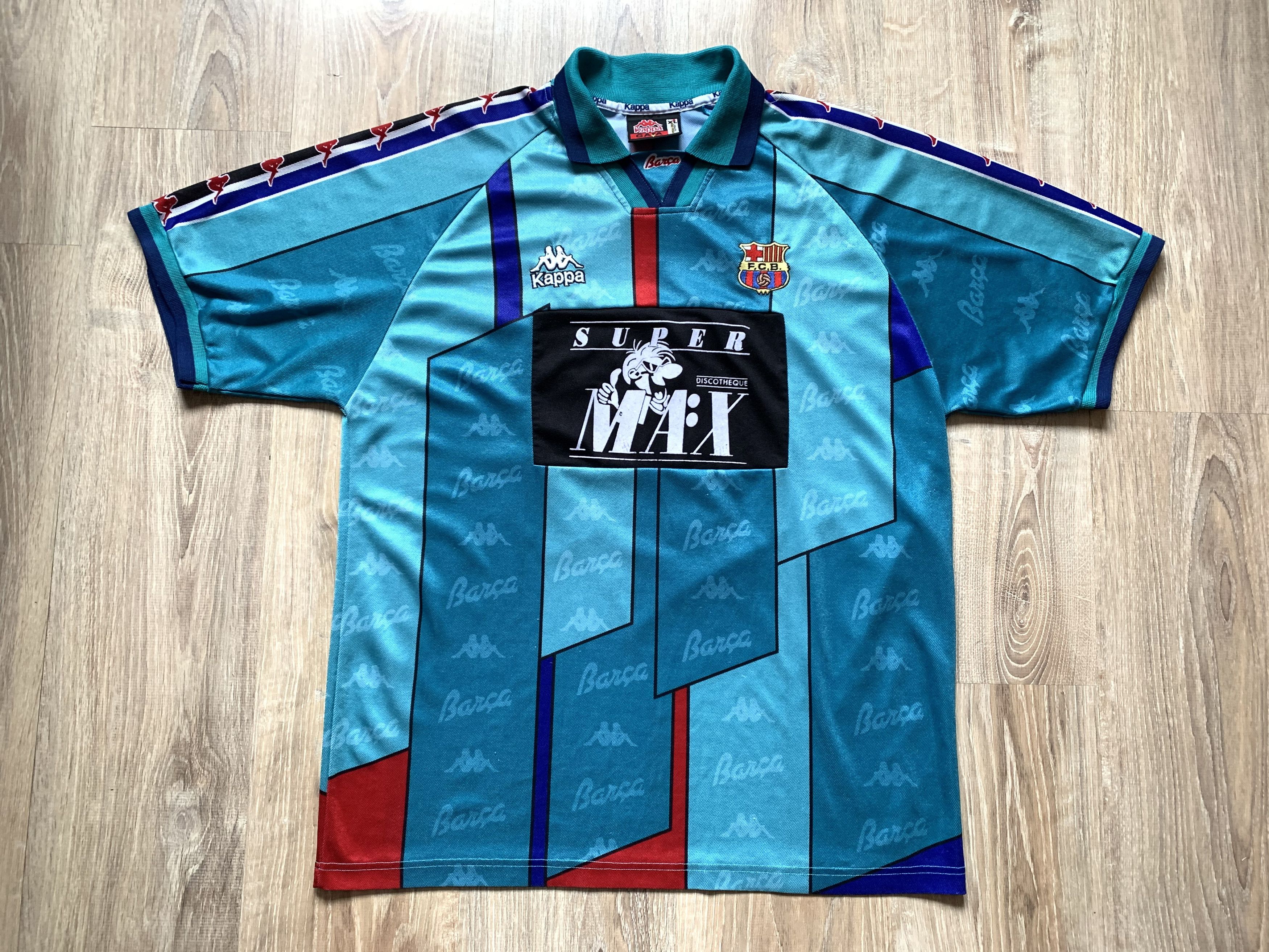 Kappa Rare Kappa Barcelona Away Shirt #11 TSV Dasing Size US XL / EU 56 / 4 - 1 Thumbnail