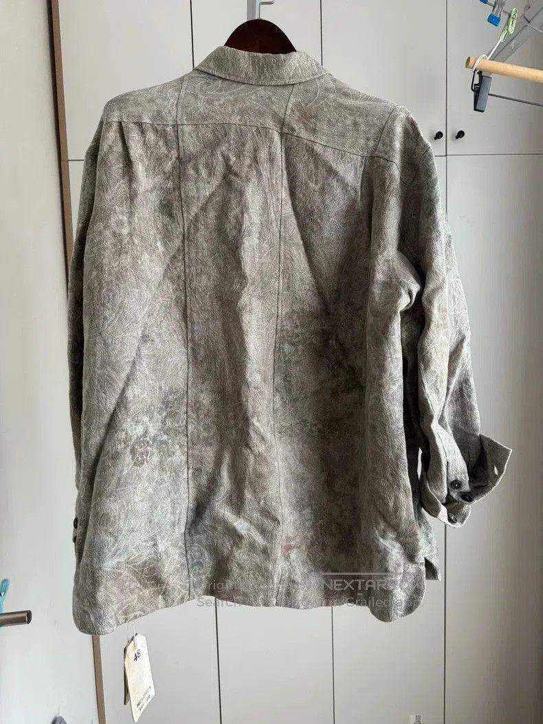 Ziggy Chen Ziggy Chen 24AW coarse linen dirty dyed long shirt- Size US M / EU 48-50 / 2 - 2 Thumbnail
