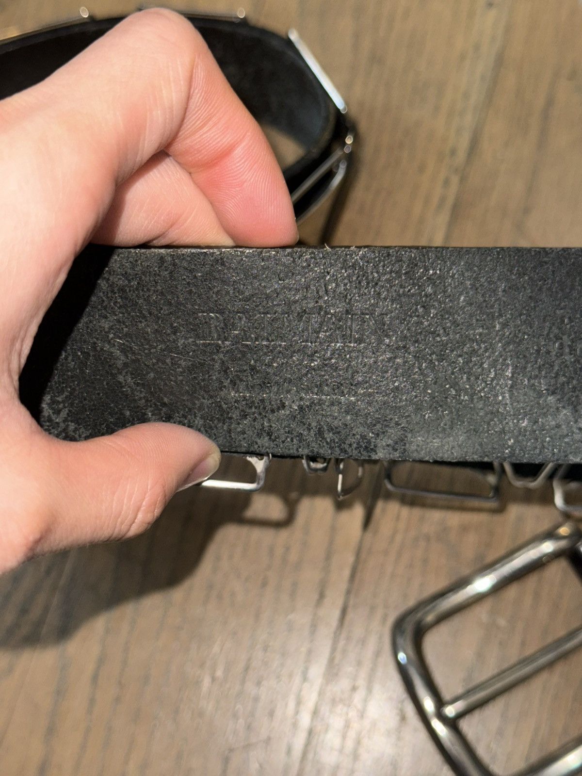 Balmain Balmain SS11 X [pyramid stud] belt size 90 read descrip Size 32 - 14 Thumbnail
