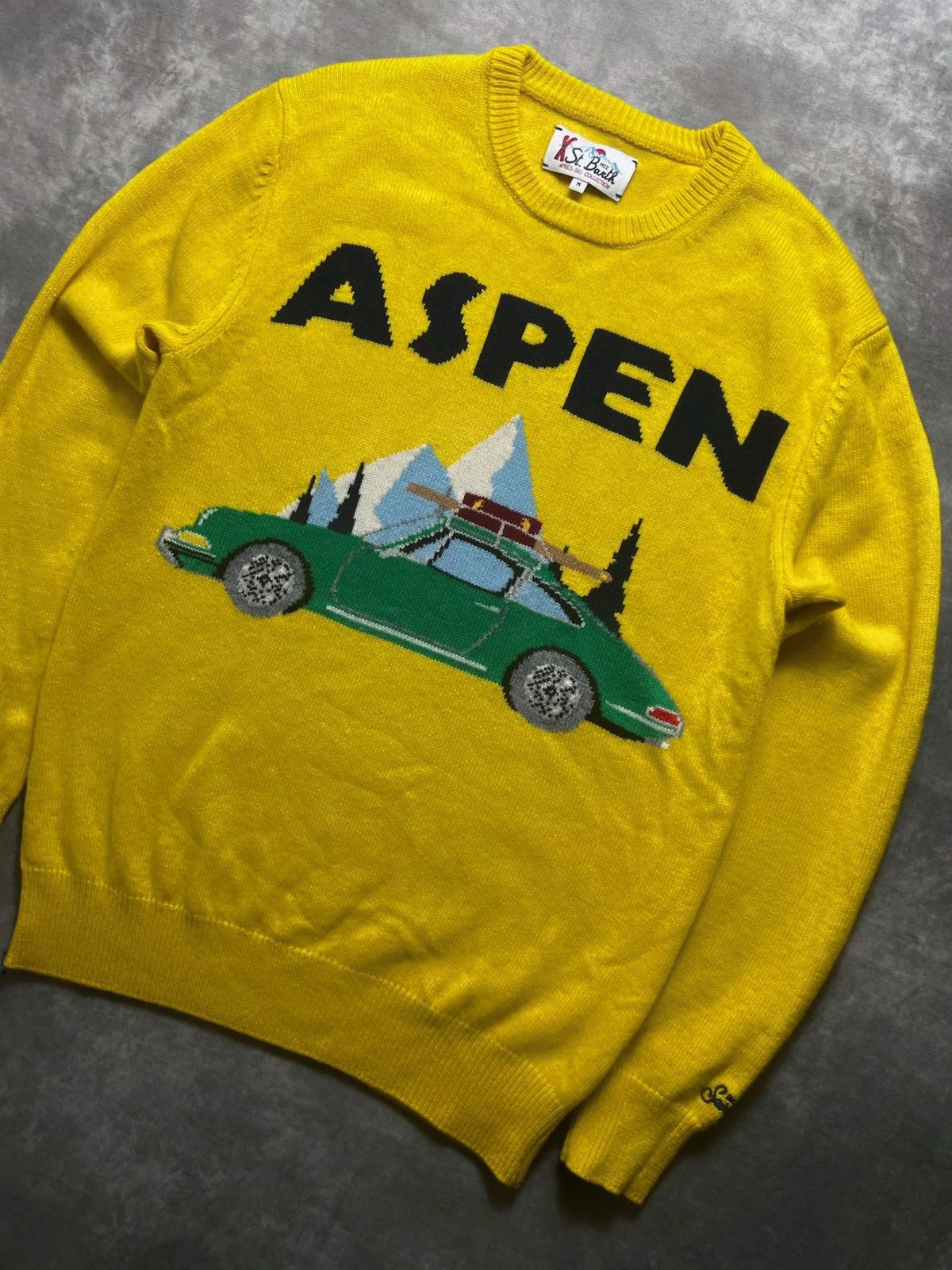 Vintage Vintage Aspen Wool Blend Sweater Retro Ski Car Graphic M Size US M / EU 48-50 / 2 - 3 Thumbnail