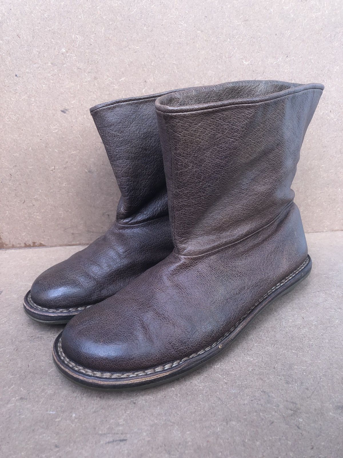Trippen Trippen Brown Leather Women’s Boots Size 40 Size US 9 / IT 39 - 1 Thumbnail
