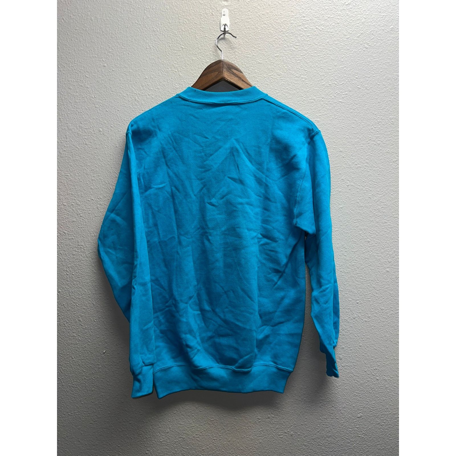 Jerzees Vintage Blue Blank Sweatshirt Jerzees Crewneck VTG 90s M Size US M / EU 48-50 / 2 - 9 Thumbnail