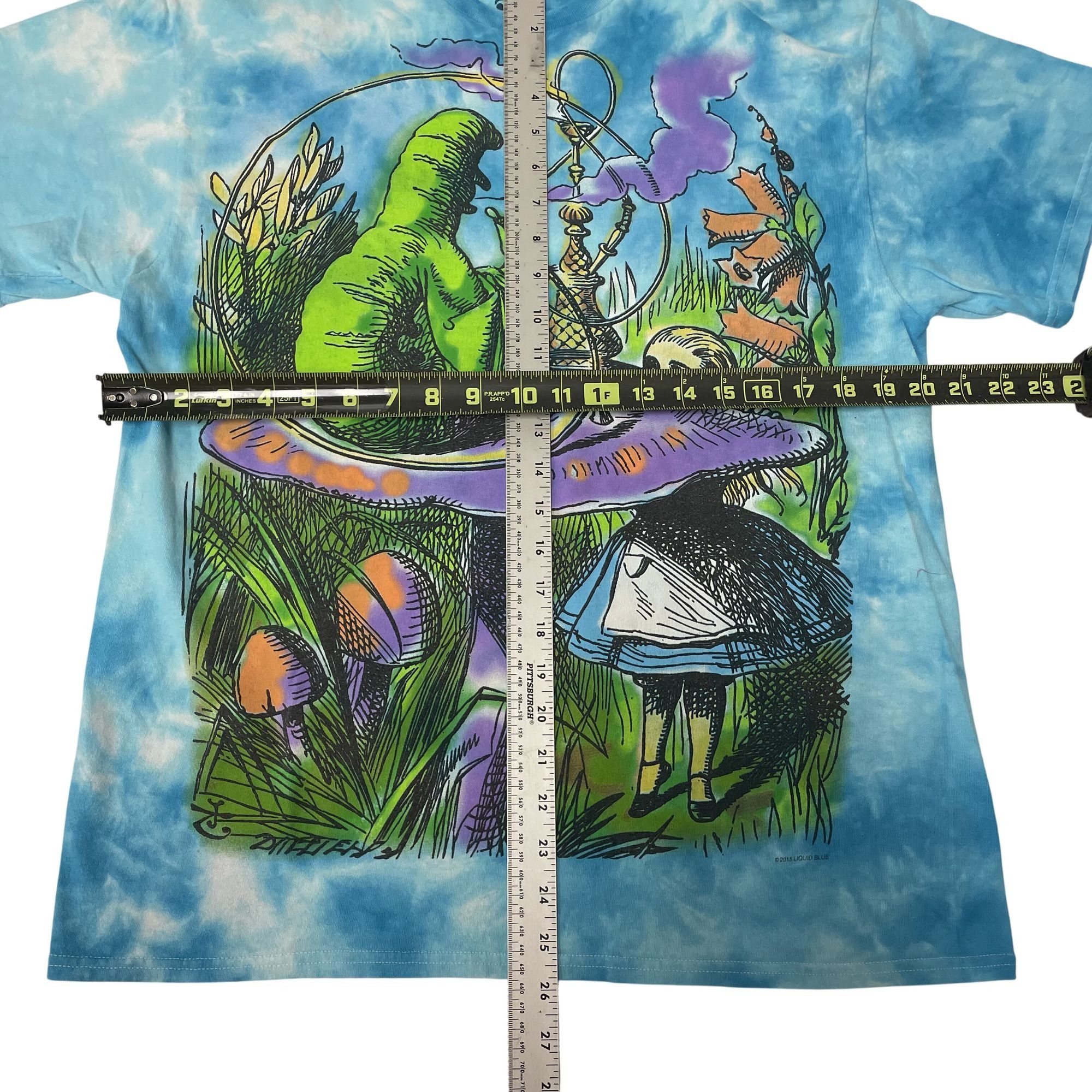 Liquid Blue Liquid Blue Alice in Wonderland SMOKING CATERPILLAR TYE DYE Size US L / EU 52-54 / 3 - 8 Thumbnail