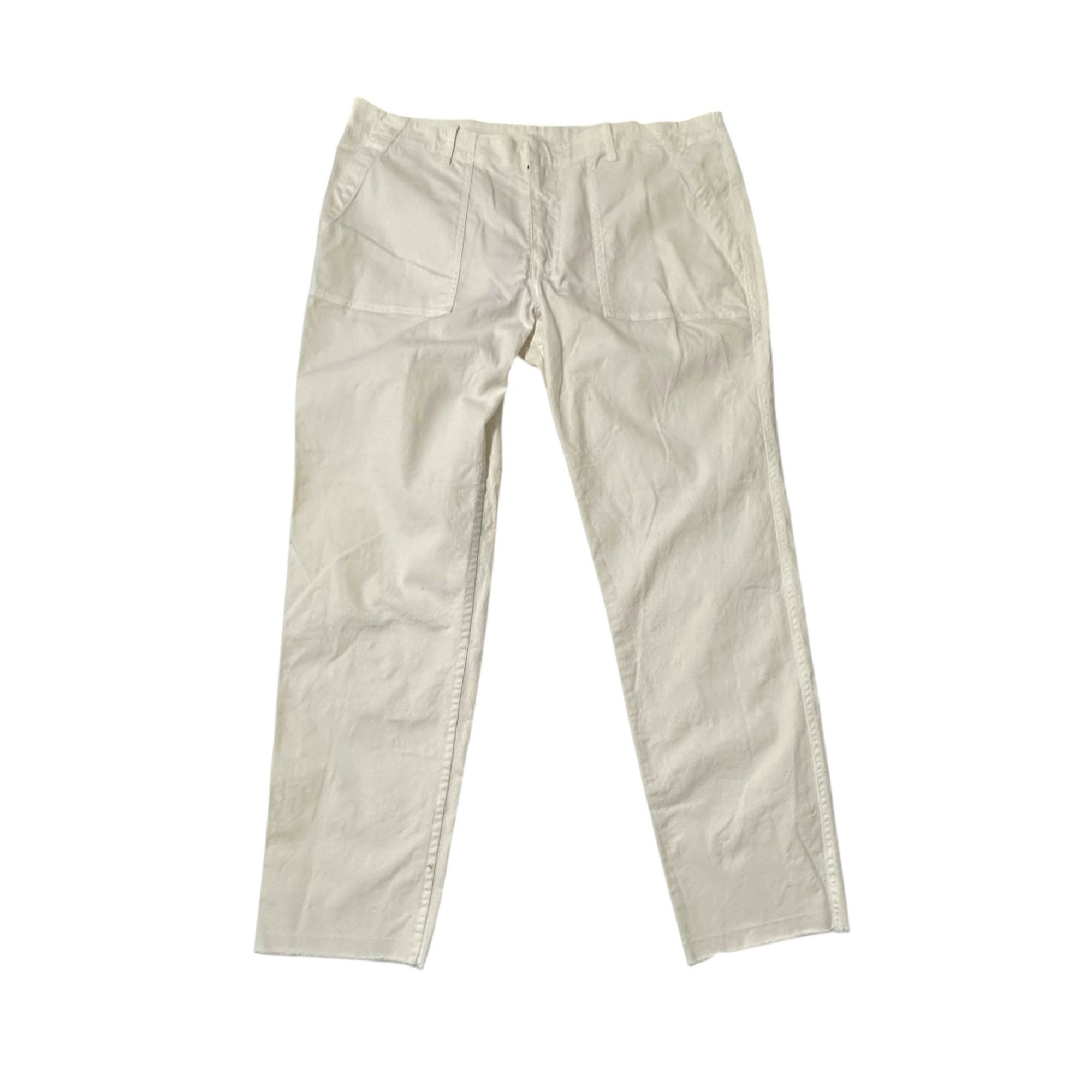 Nili Lotan Nili Lotan Jenna Pants in Eggshell, Size 12, NWT Size 34" / US 12 / IT 48 - 6 Thumbnail