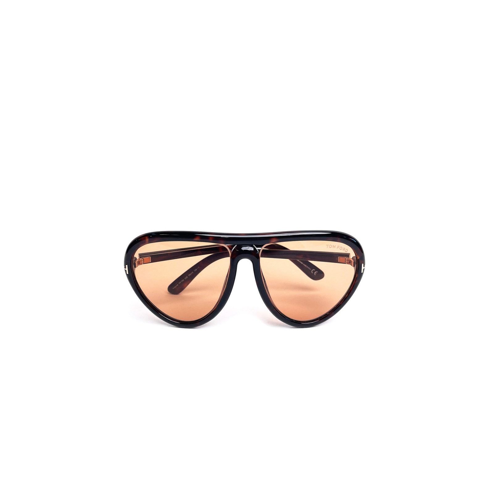 Tom Ford Tortoiseshell Oversize Brown Lens Sunnies Size ONE SIZE - 6 Thumbnail