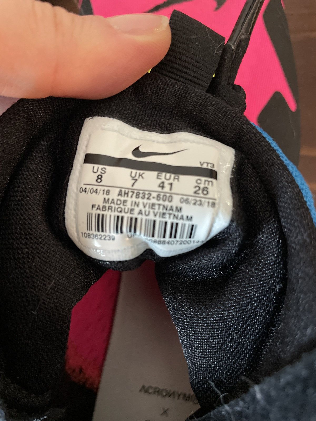 Acronym × Nike Nike Acronym x Presto sneakers Pink and Blue Mens size 8 Size US 8 / EU 41 - 9 Thumbnail