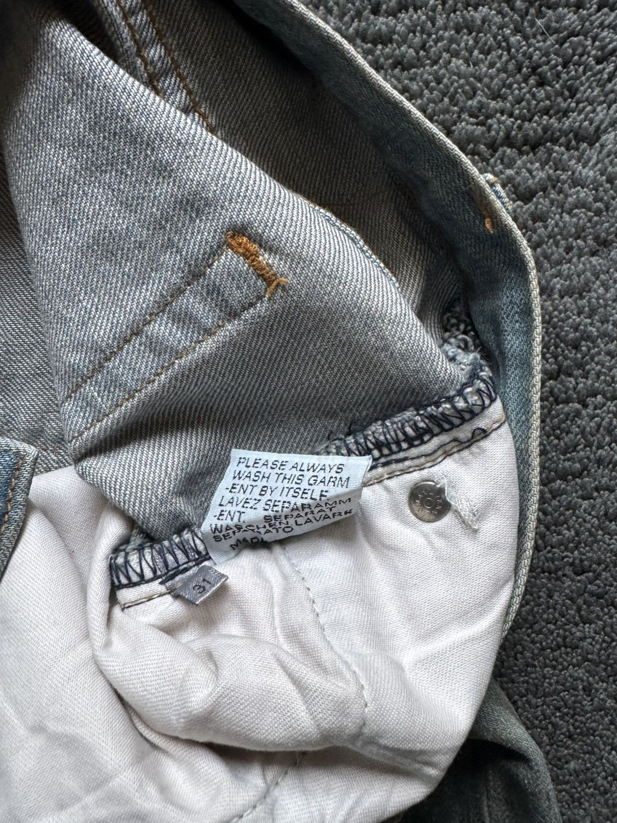 Dior waxed dior bleu clairs Size US 32 / EU 48 - 3 Thumbnail