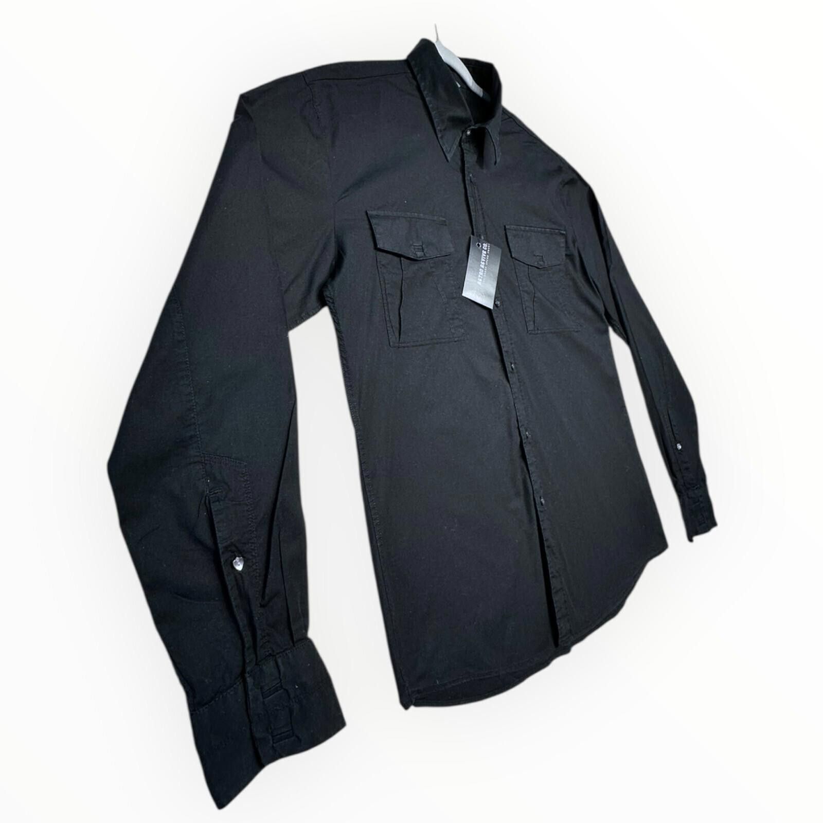Firetrap Firetrap Shirt Men's UK Size 2XL Black Long Sleeve Size US XXL / EU 58 / 5 - 5 Thumbnail