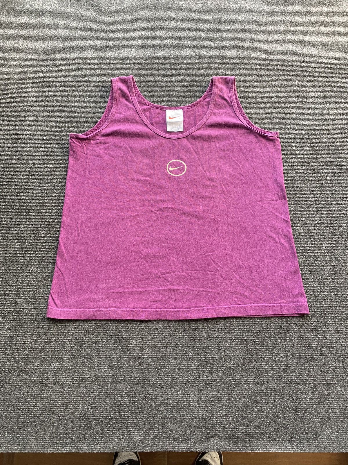 Nike 🔥Nike Vintage centre swoosh pink tank top women m rare Size M / US 6-8 / IT 42-44 - 1 Thumbnail