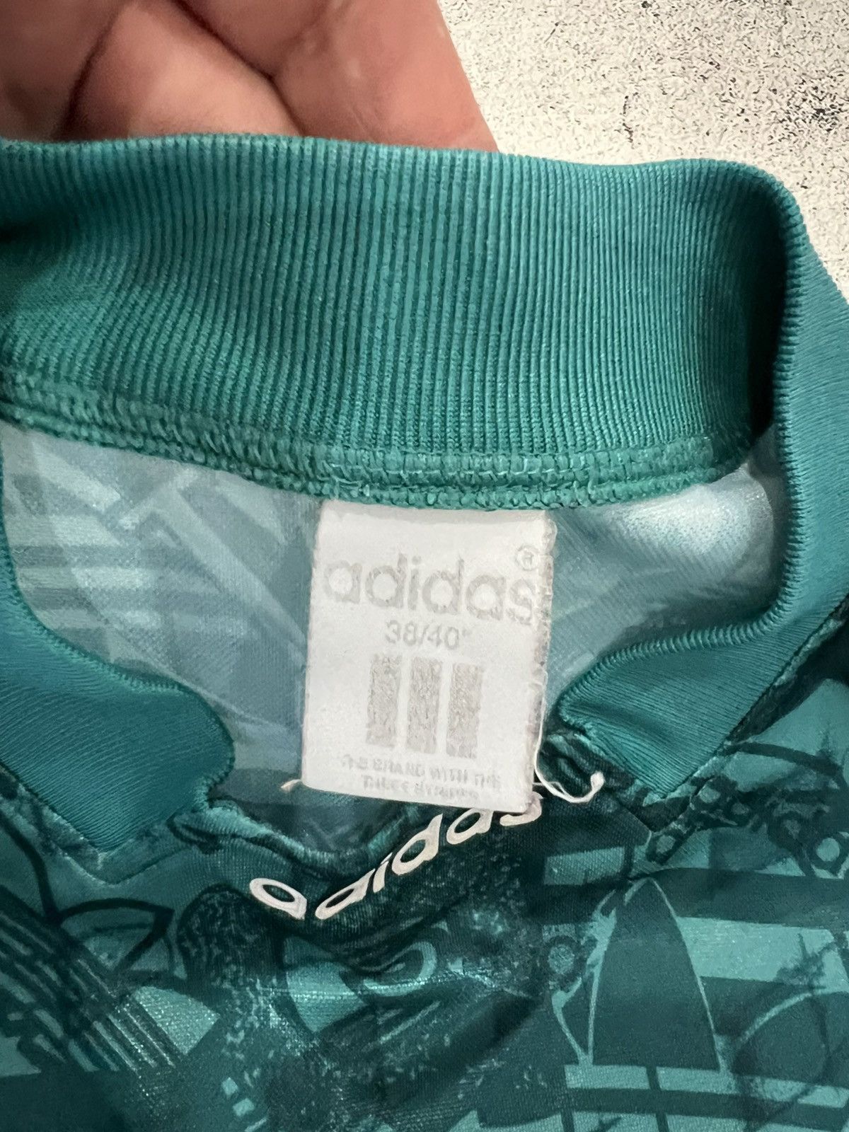 Adidas × Vintage 🩸RARE🩸Adidas Y2K Vintage Big Logo T shirt Size US L / EU 52-54 / 3 - 7 Thumbnail