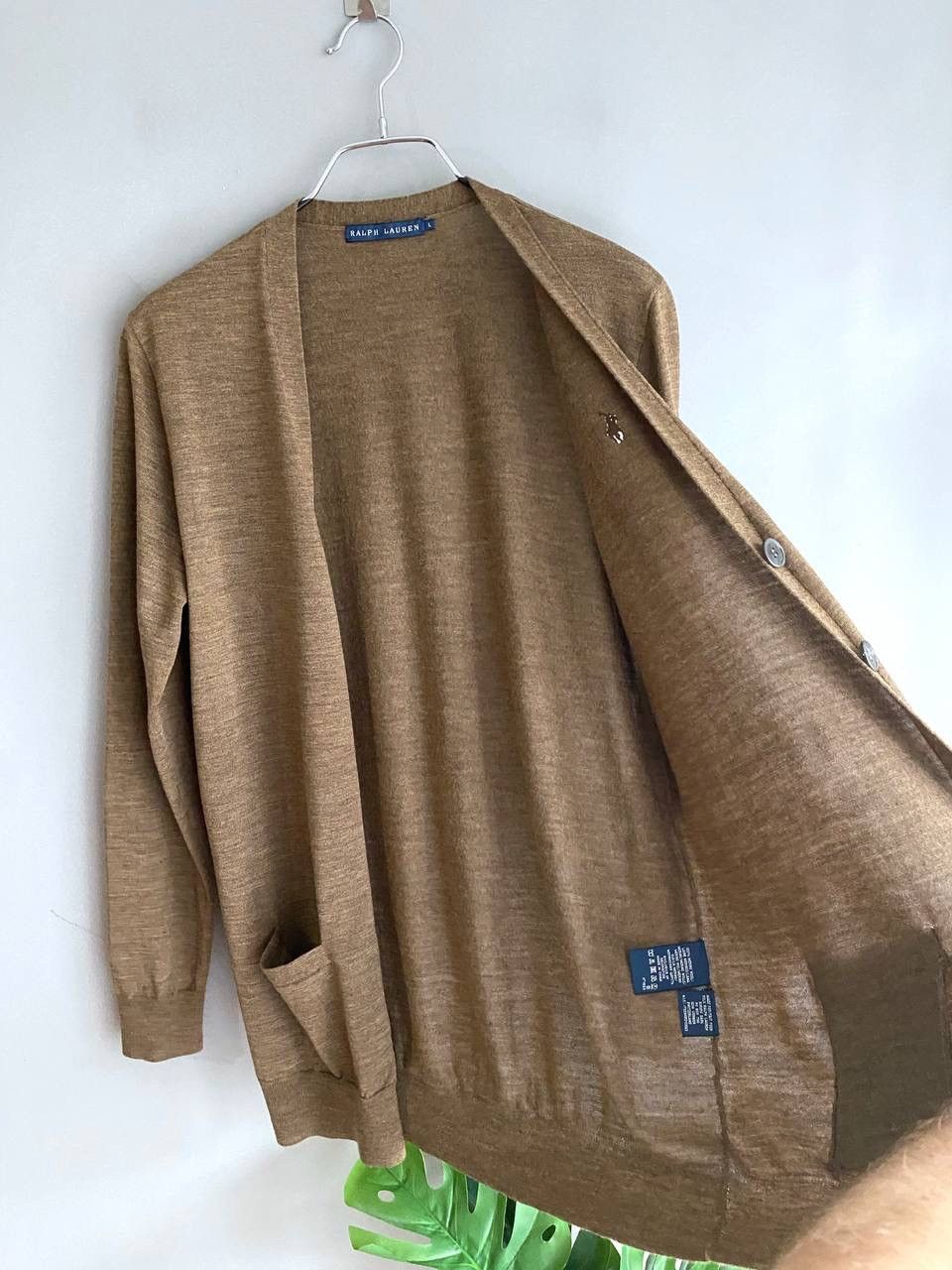 Polo Ralph Lauren Ralph Lauren 100% Merino Wool Women's Knit Cardigan, Size L Size L / US 10 / IT 46 - 10 Thumbnail
