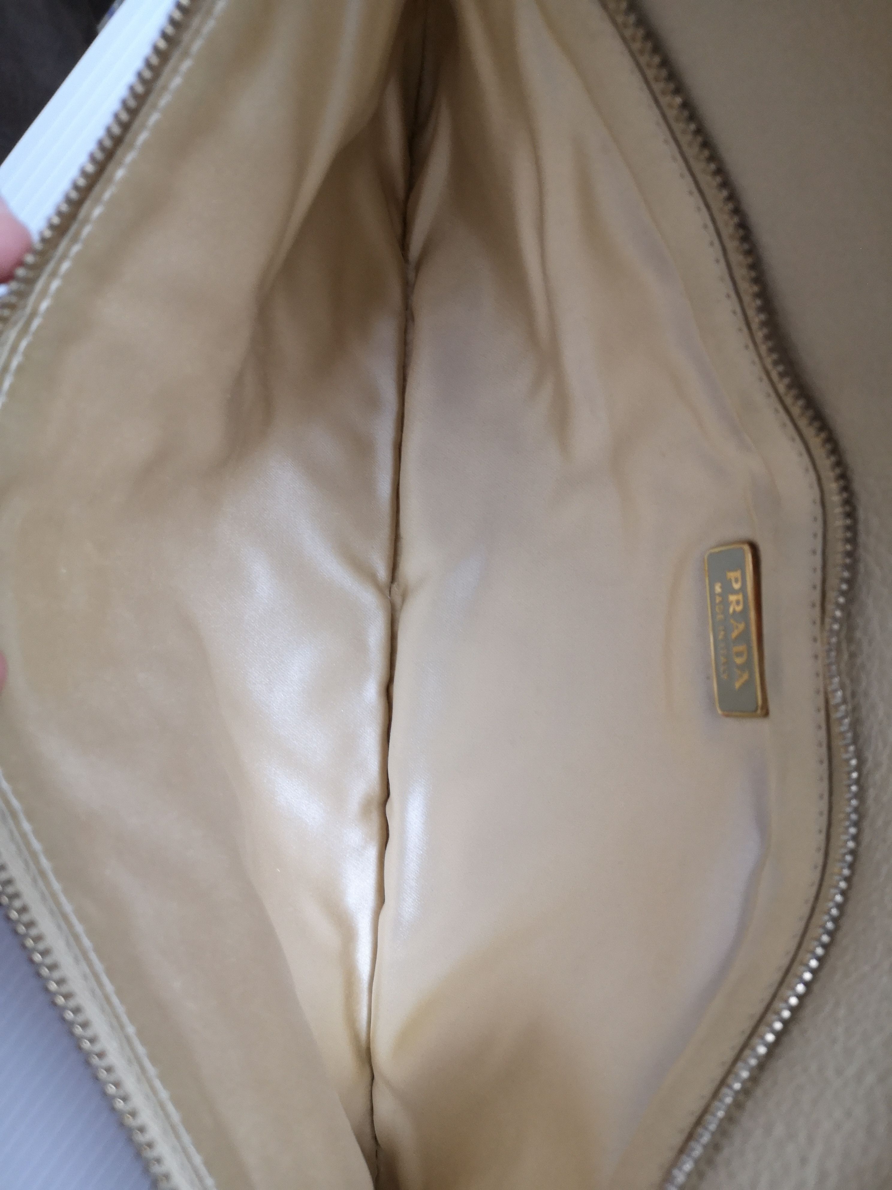 Prada Calf Leather Shoulder Bag With Antique Brass Hardware Size ONE SIZE - 11 Thumbnail