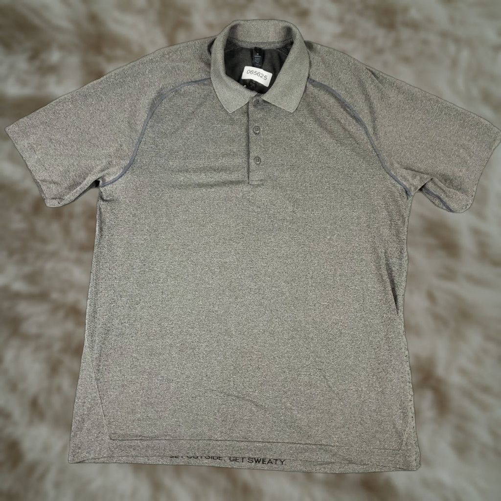 Lululemon Lululemon Polo Shirt Mens L Gray Breatheable Short Sleeve Polo Shirt, Golf, Gym & Training, Activewear, Casual, Business, Formal, Travel, Preppy Mens Size US L / EU 52-54 / 3 - 1 Thumbnail