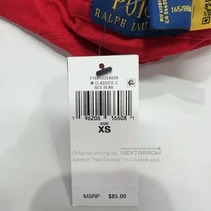 Polo Ralph Lauren Polo Ralph Lauren Bear Print Hooded Long Sleeve T. Size US XS / EU 42 / 0 - 4 Thumbnail