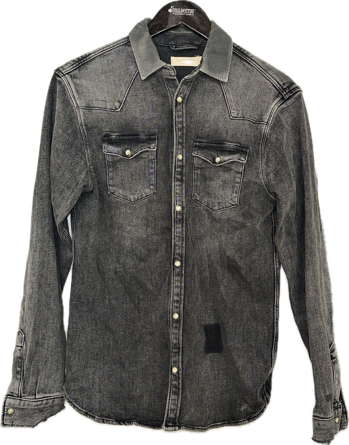 Allsaints All Saints Denim Button Up Shirt Size US S / EU 44-46 / 1 - 1 Thumbnail