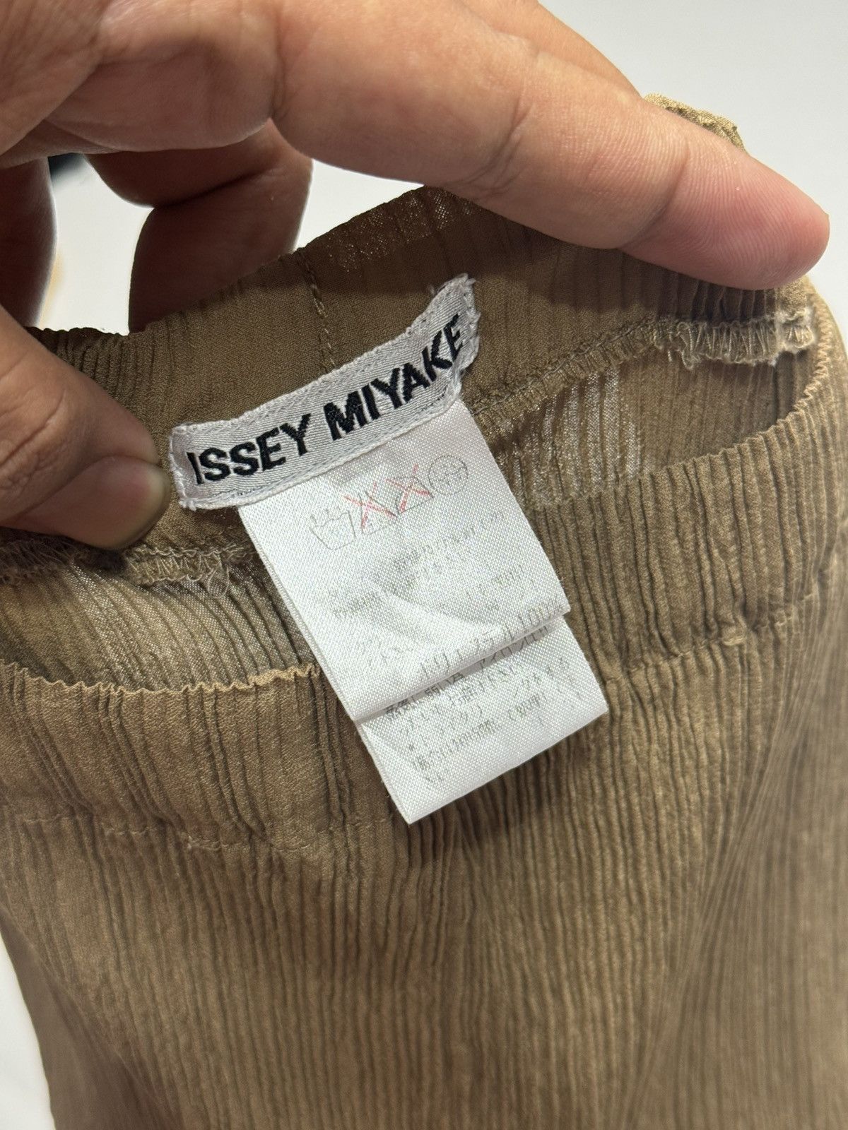 Pleats Please Issey Miyake Issey Miyake Pleats Please Brown Pants Size US 30 / EU 46 - 11 Thumbnail