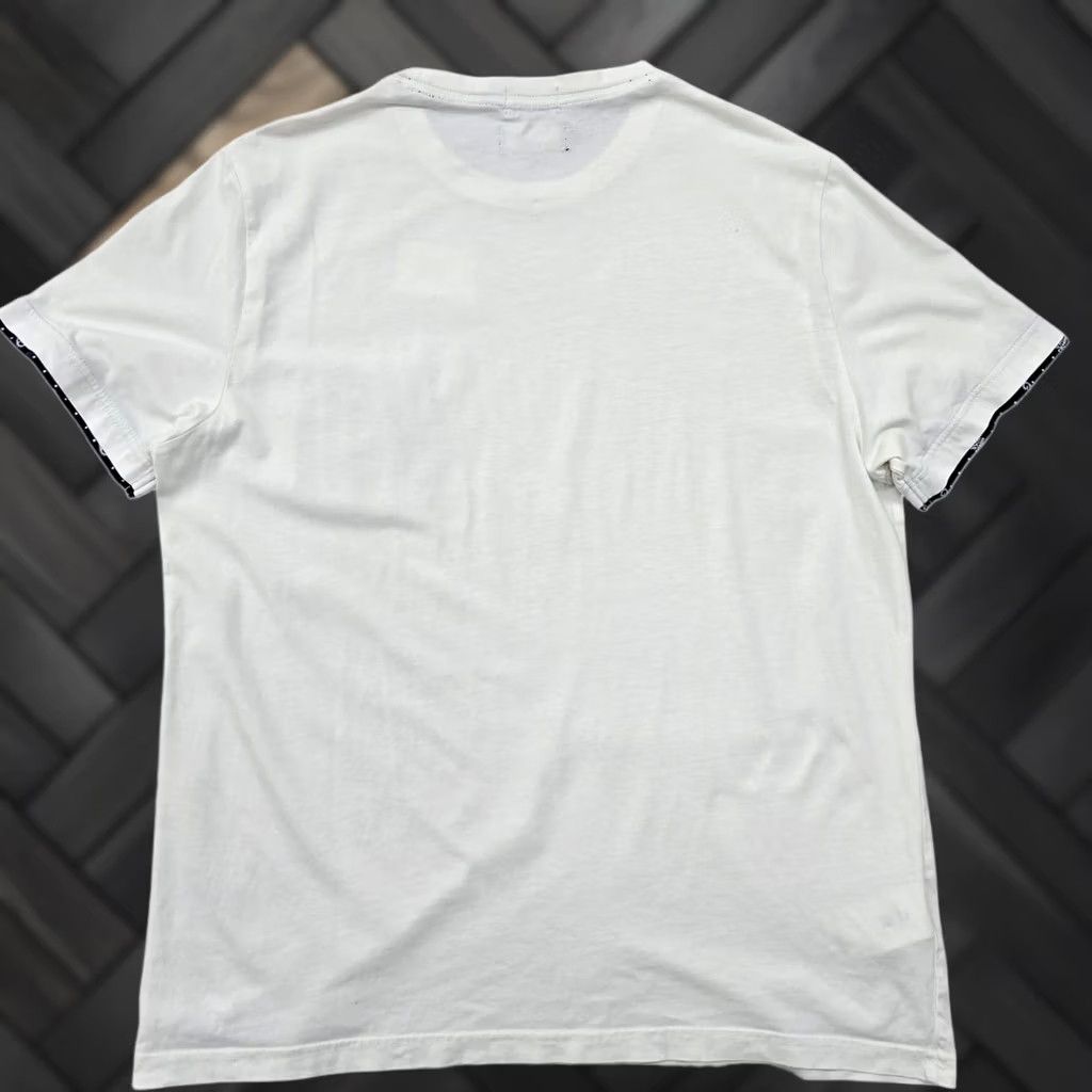 Fred Perry Fred Perry x Drake's Men’s White Paisley T-Shirt L Regular Cotton Size US L / EU 52-54 / 3 - 1 Thumbnail