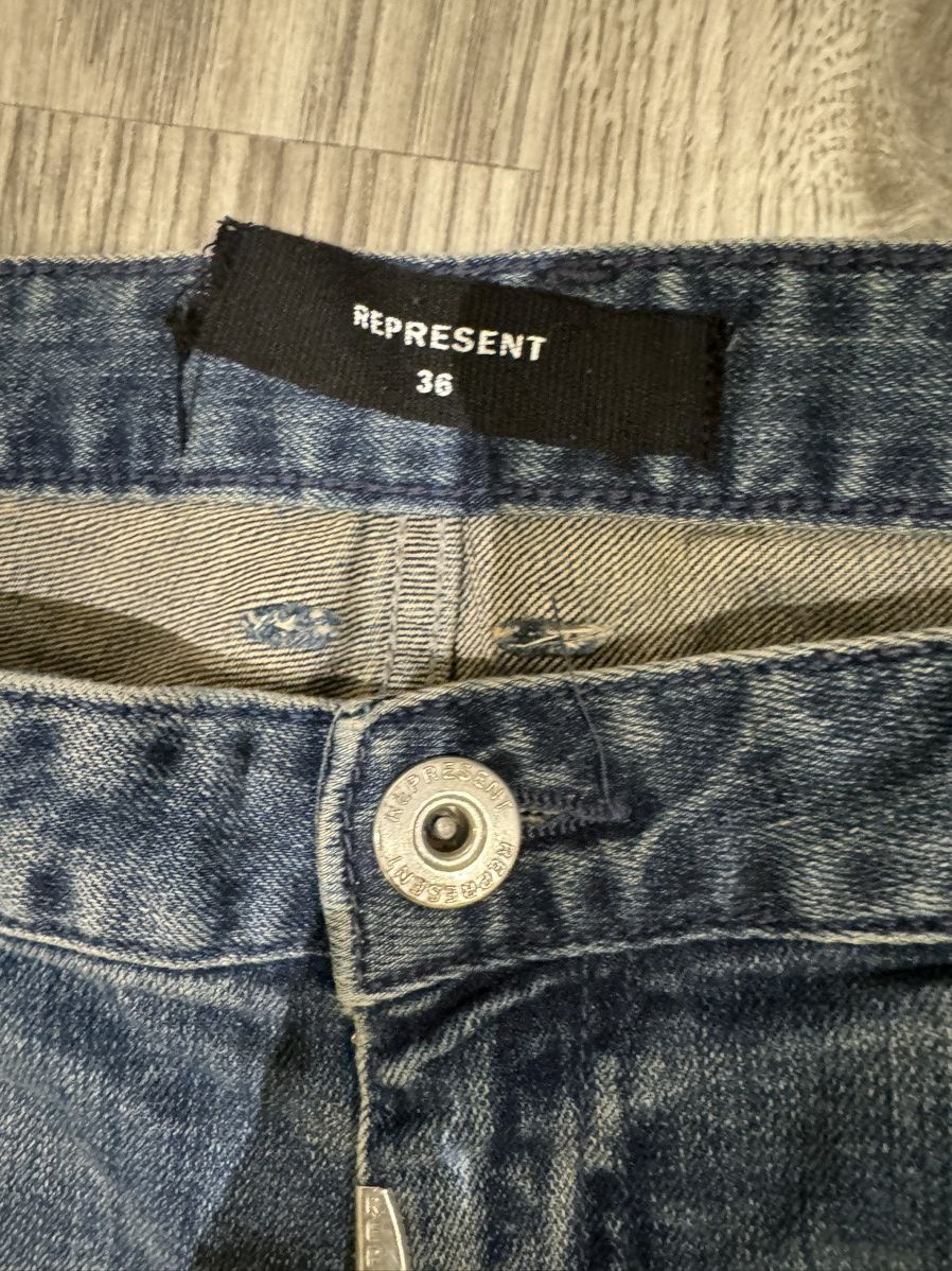 Japanese Brand Represent Skinny Biker Denim Size US 36 / EU 52 - 3 Thumbnail