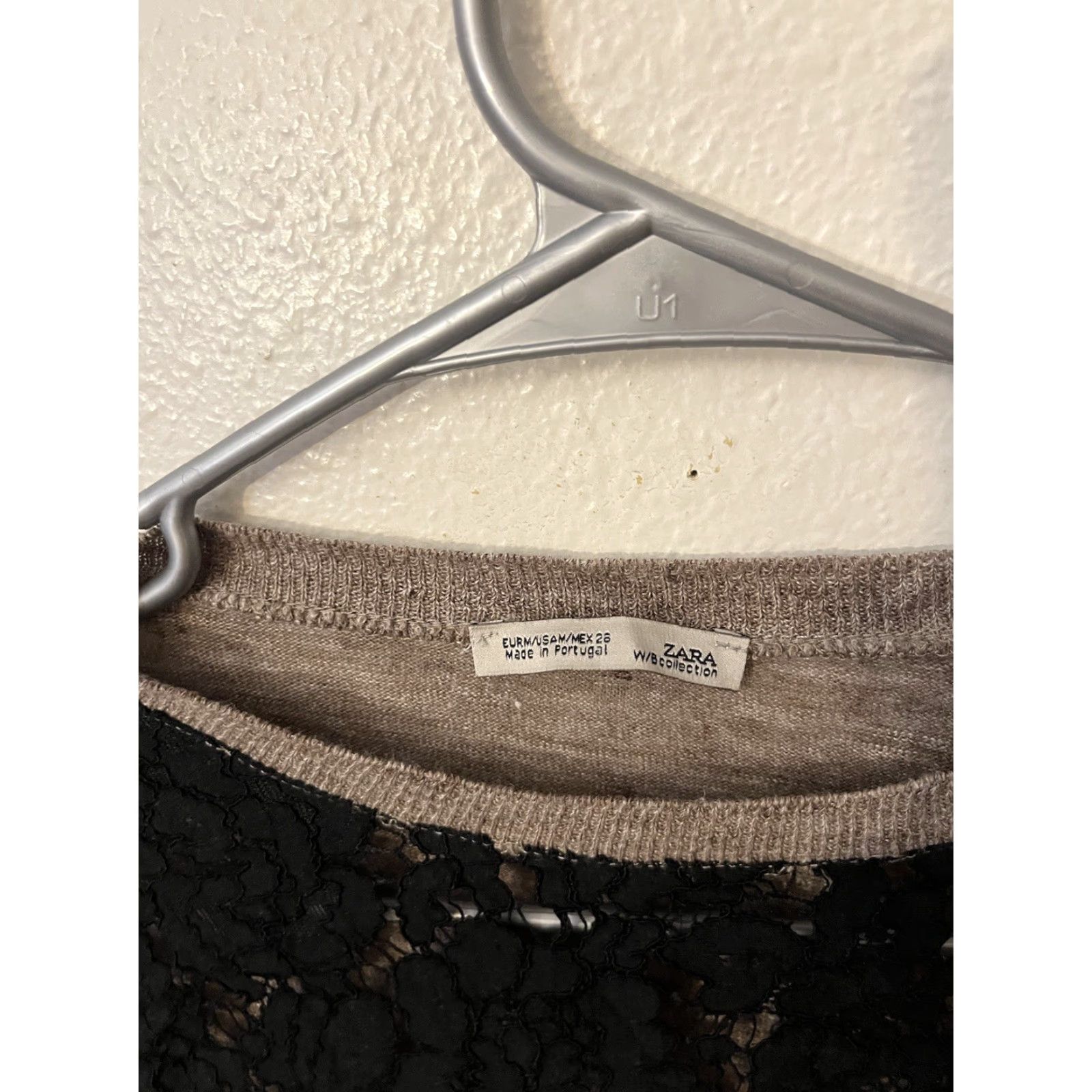 Zara VINTAGE Zara Sweater WB Collection Pullover Women M Tan Brown Lace Lightweight Medium Size M / US 6-8 / IT 42-44 - 2 Thumbnail