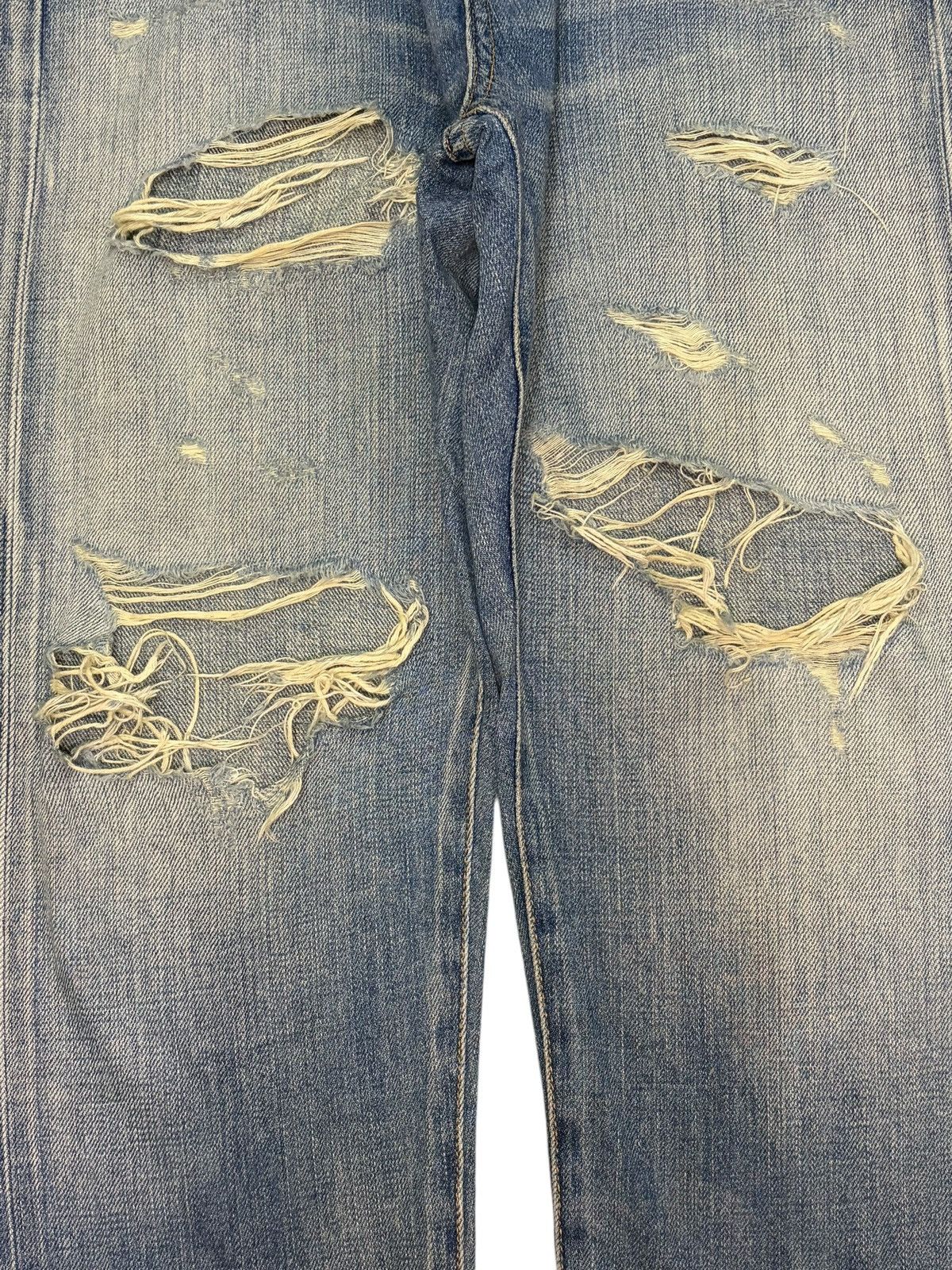 Edwin Vintage Ungrid Selvedge Distressed Jeans Size 27" / US 4 / IT 40 - 3 Thumbnail