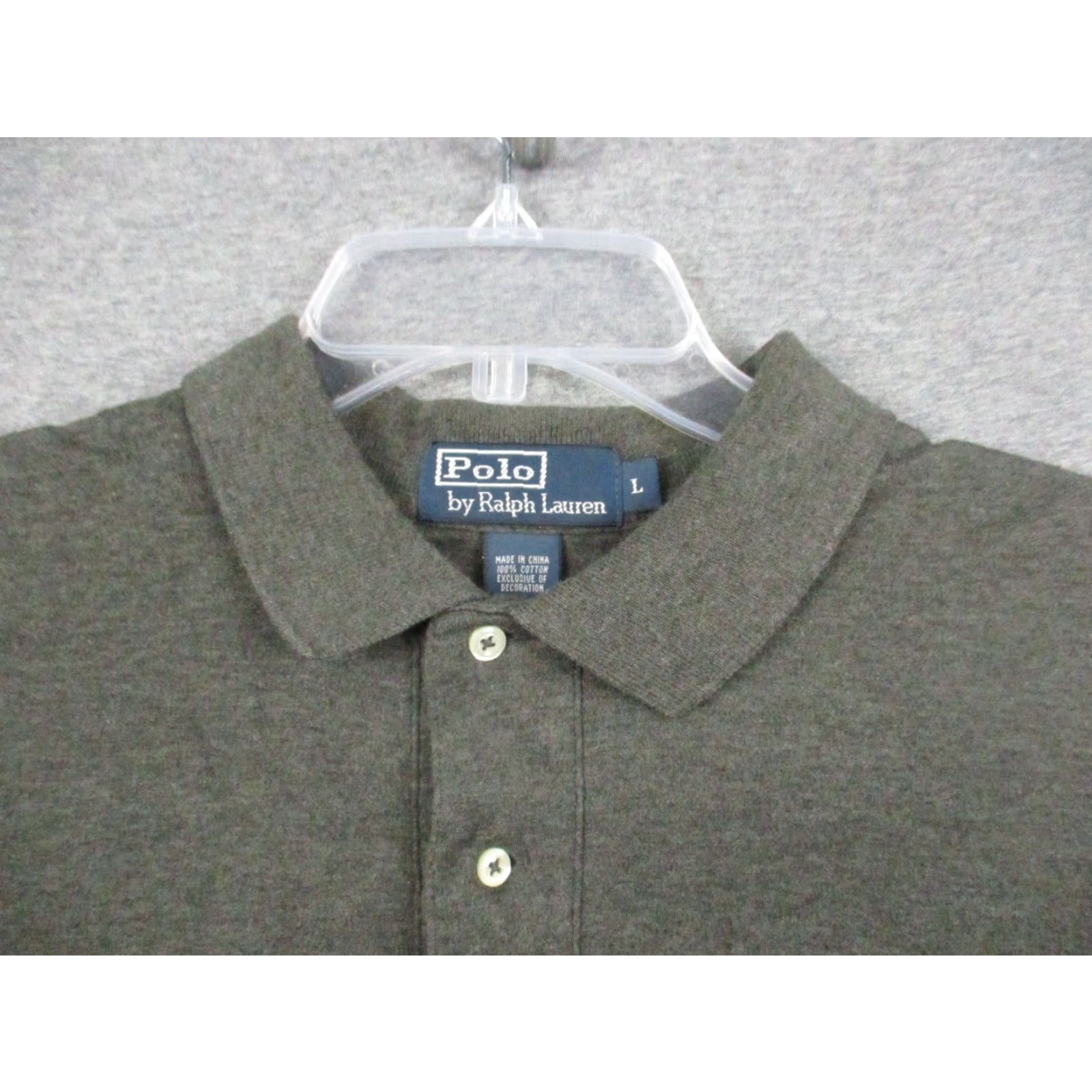 Polo Ralph Lauren Polo Ralph Lauren Shirt Large Mens Long Sleeve Gray Heathered Pony Polo Ralph Lauren Shirt Mens Large Gray Heathered Pony Size US L / EU 52-54 / 3 - 3 Thumbnail