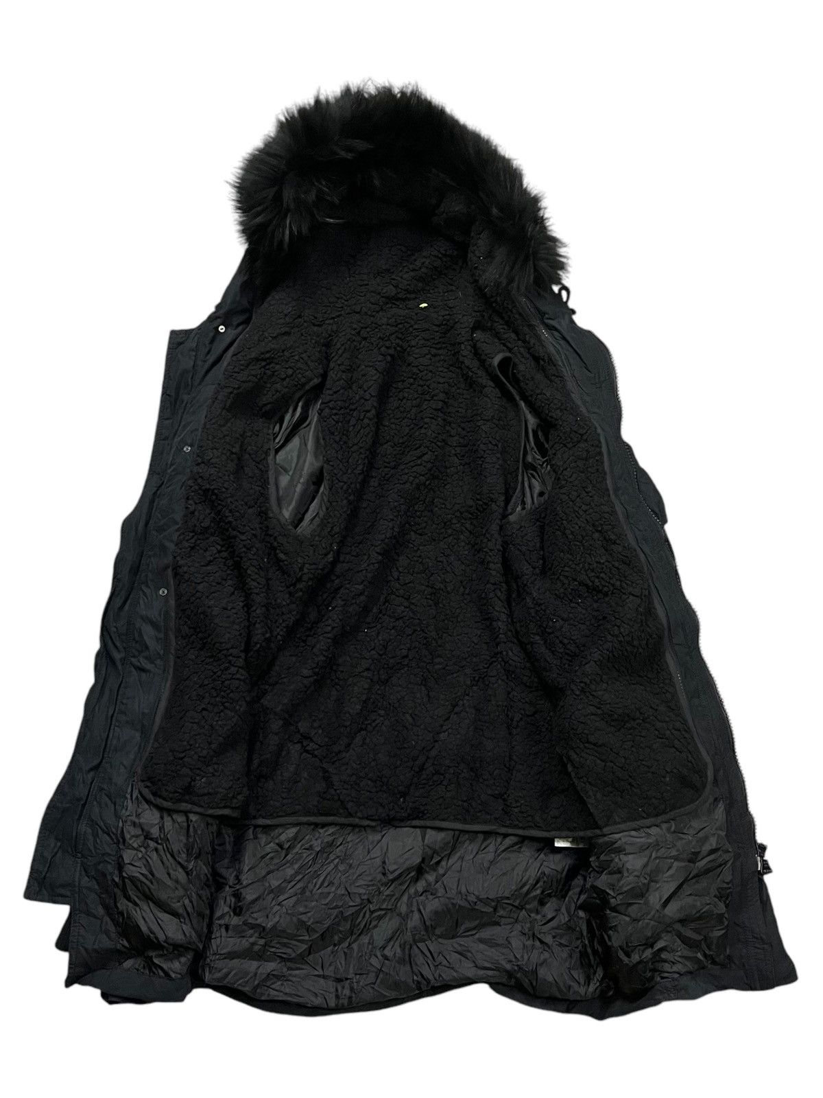 14th Addiction 2000s Morgan Homme - Raccon Fur Cargo Hoodie Size US M / EU 48-50 / 2 - 2 Thumbnail