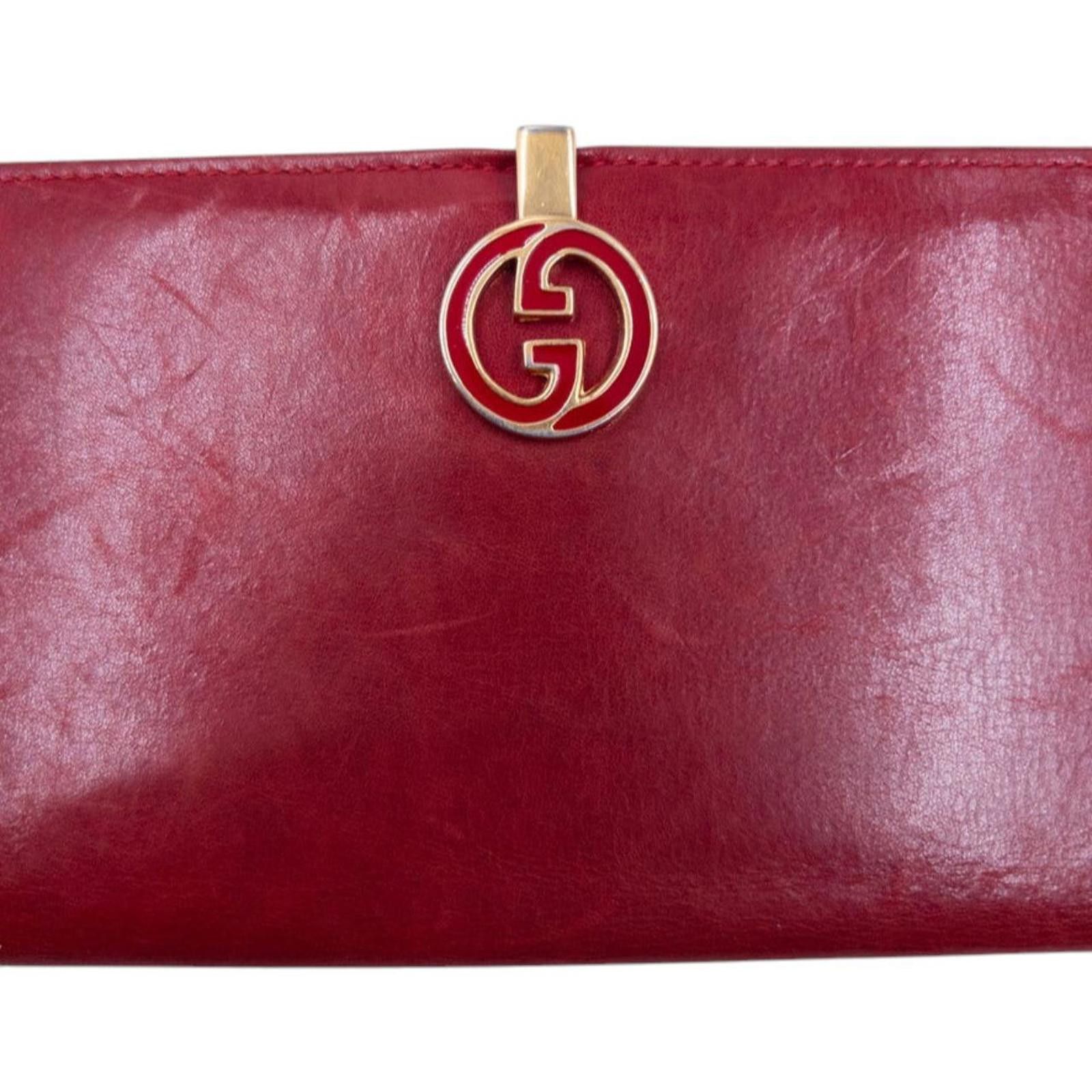 Gucci Vintage Gucci Leather Purse Size ONE SIZE - 6 Thumbnail