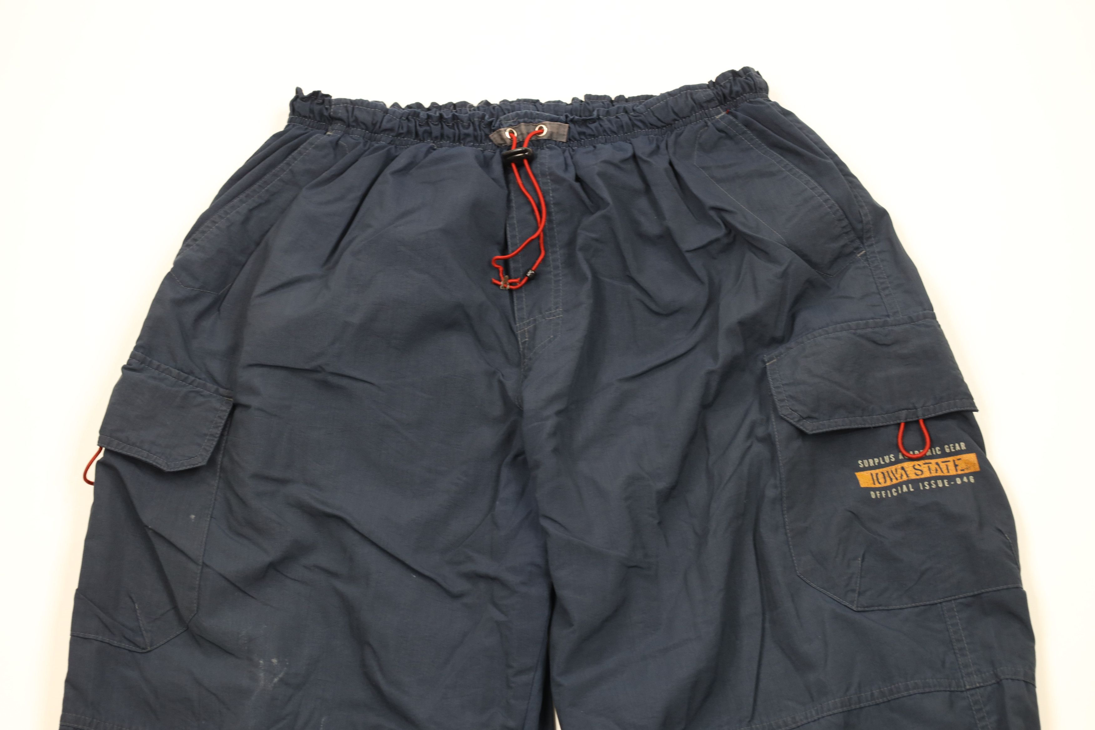 Vintage Vintage 90s Iowa State University Lined Wide Leg Cargo Pants Size US 36 / EU 52 - 2 Thumbnail
