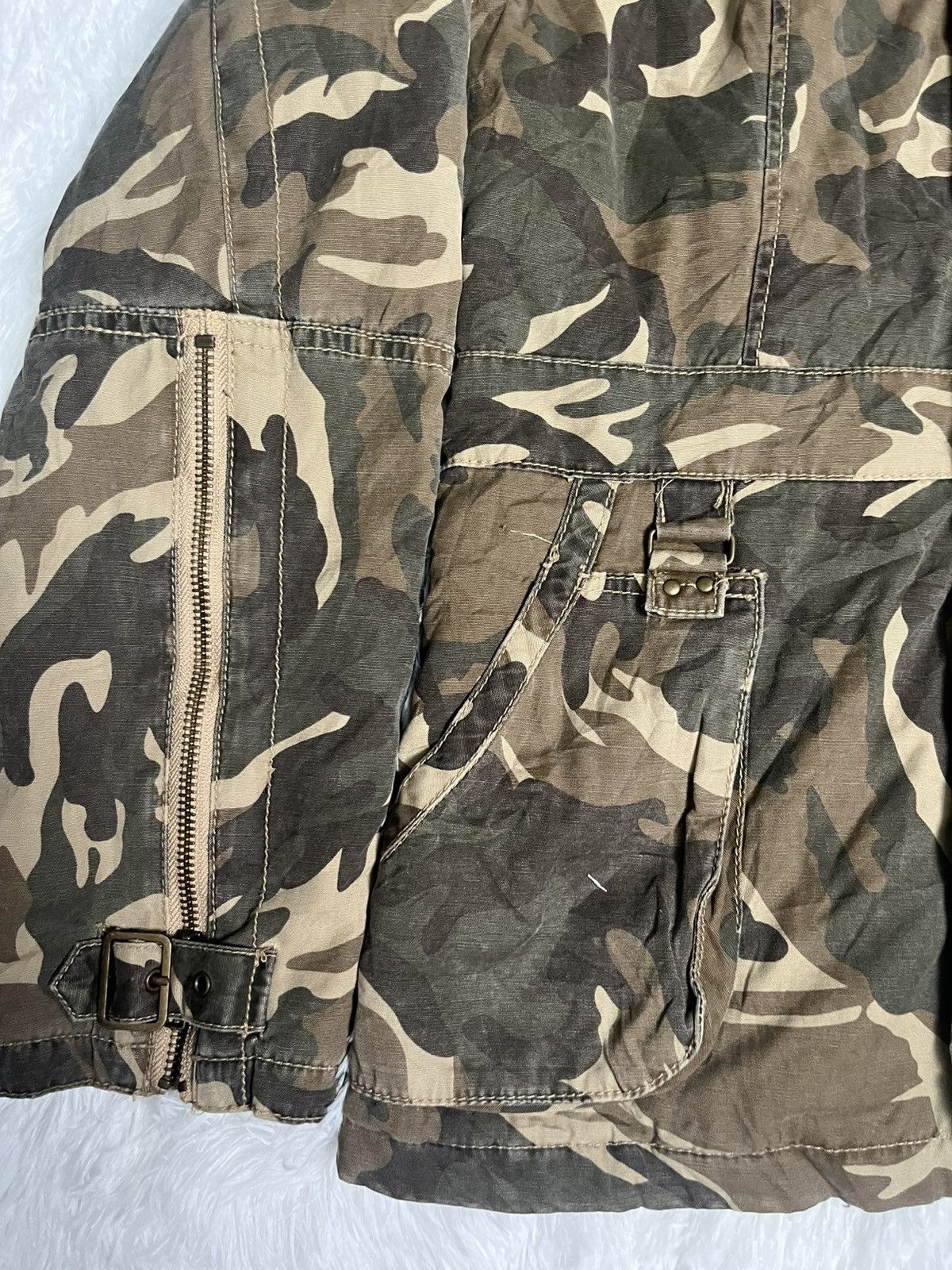 Japanese Brand 2000s Japanese Brand AR bono fur jacket military Size US L / EU 52-54 / 3 - 2 Thumbnail
