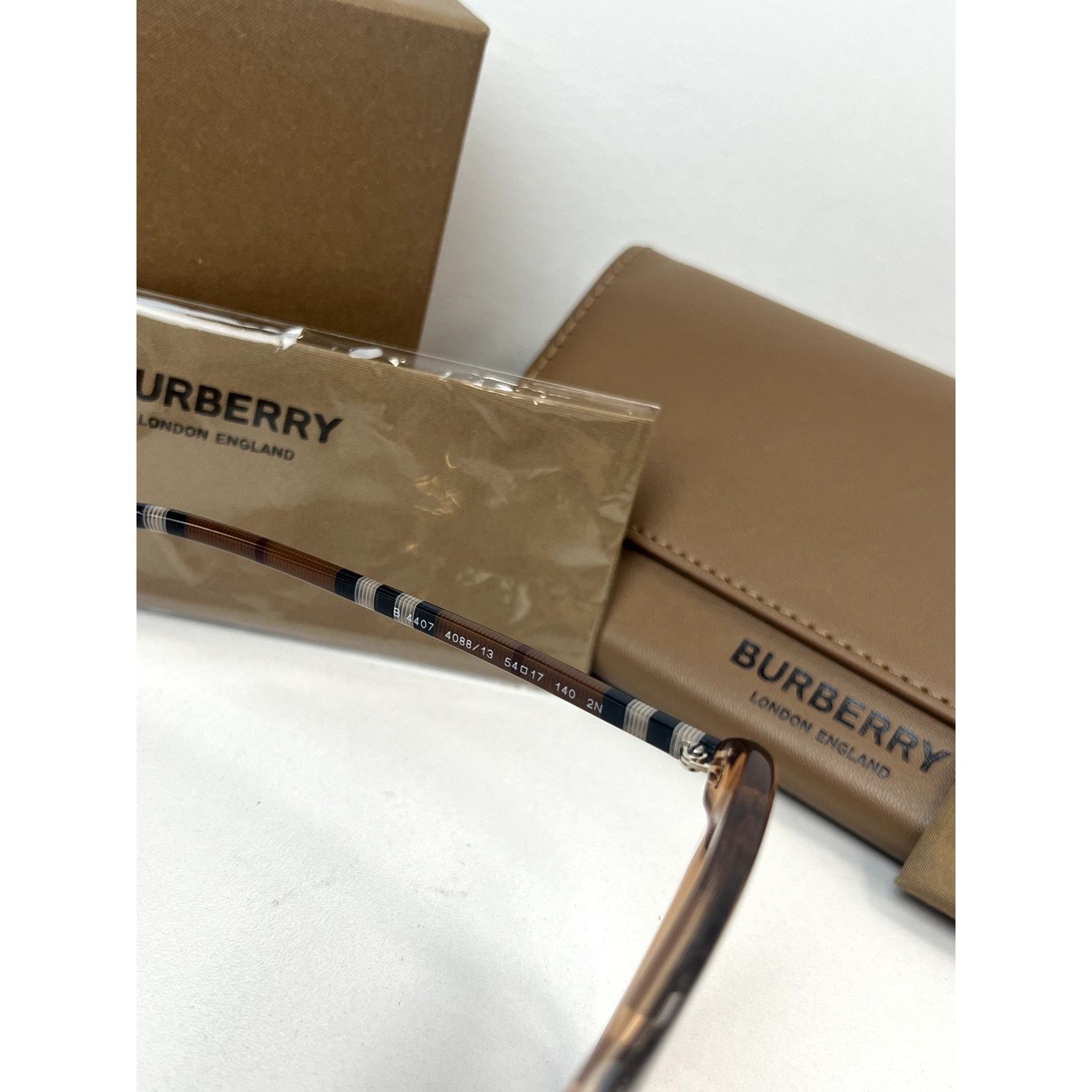 Burberry NEW Burberry BE4407 Cat Eye Checked Sunglasses in
