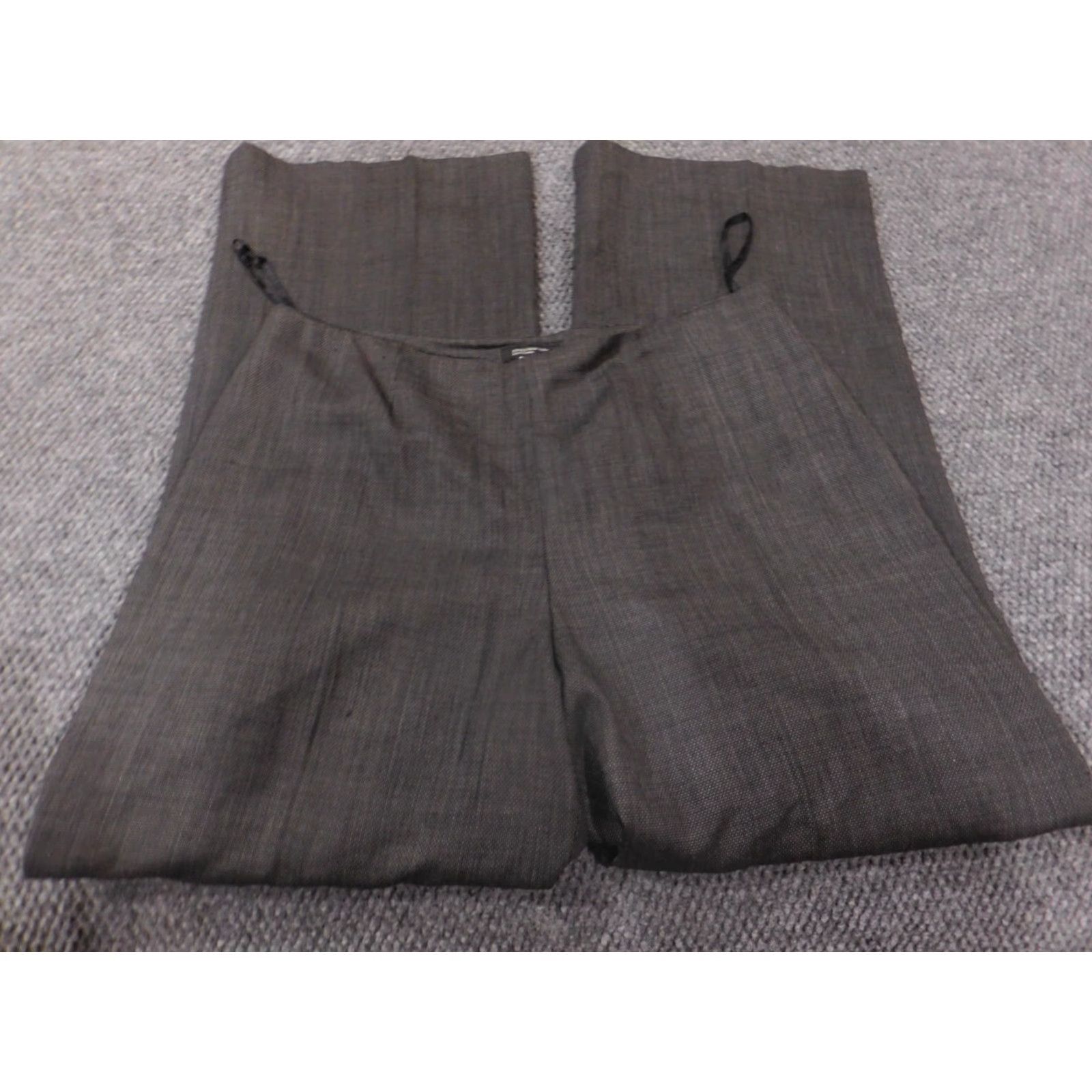 Jones New York Jones New York Womens Pants 14 Black Plaid Straight Stretch Chino Pants Womens Regular 14 Black Ladies Pants Size 36" / US 14 / IT 50 - 2 Thumbnail
