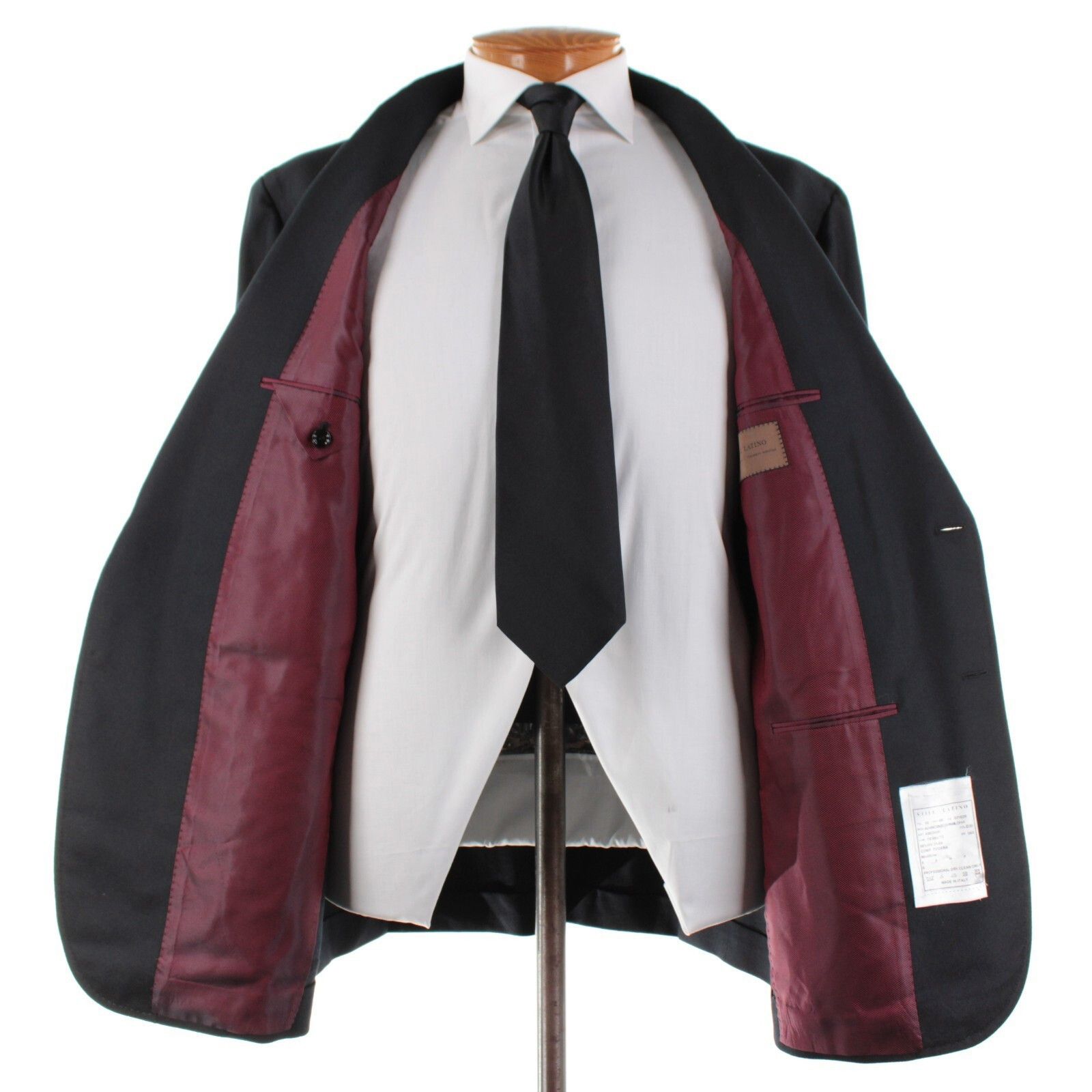 Other Stile Latino Suit Size US 48 Regular in Black Size 48R - 7 Thumbnail