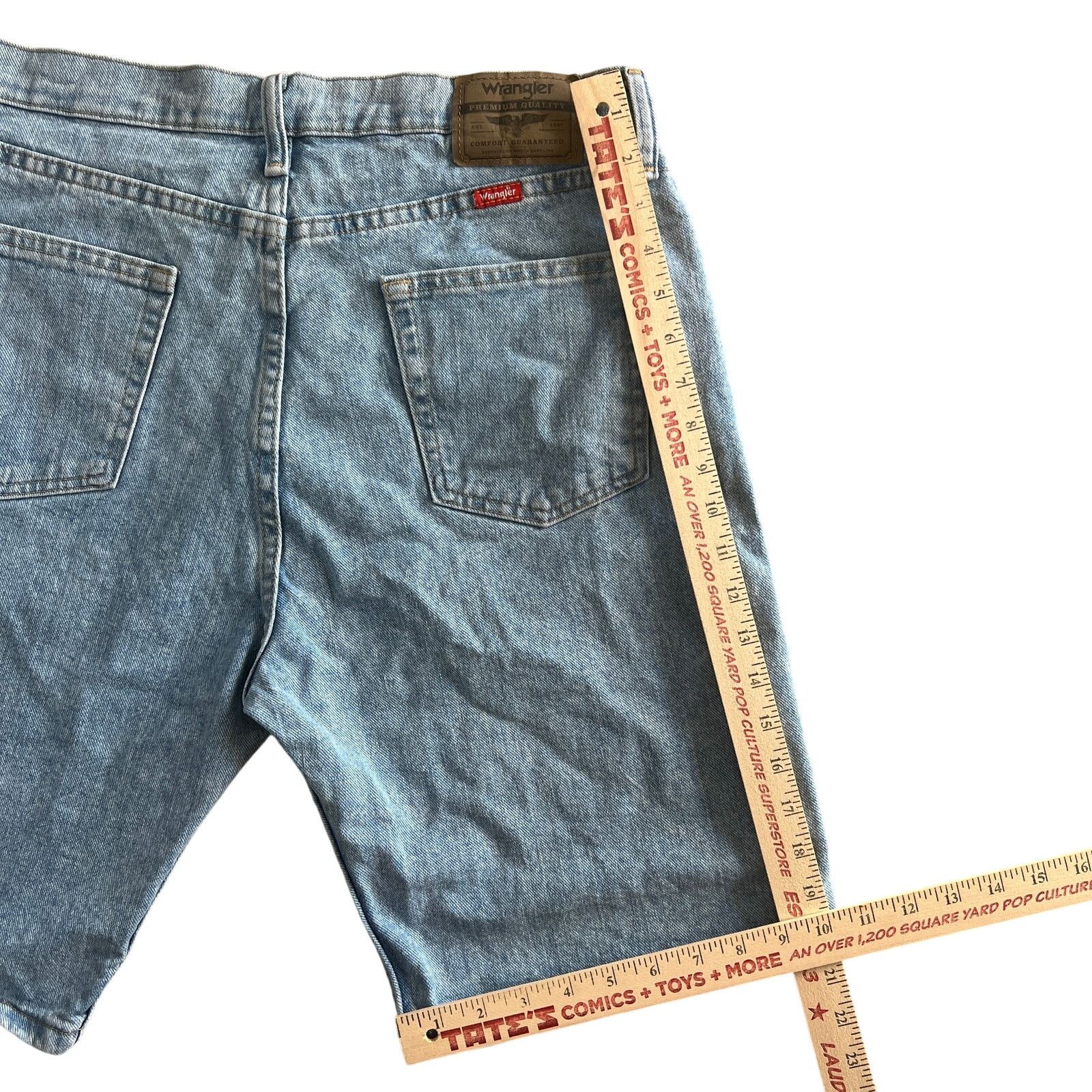 Wrangler Wrangler Relaxed Fit Denim Shorts 32 Light Wash Size US 32 / EU 48 - 5 Thumbnail