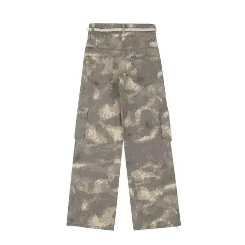 Vintage custom flare baggy cargo pants Size US 31 - 2 Thumbnail