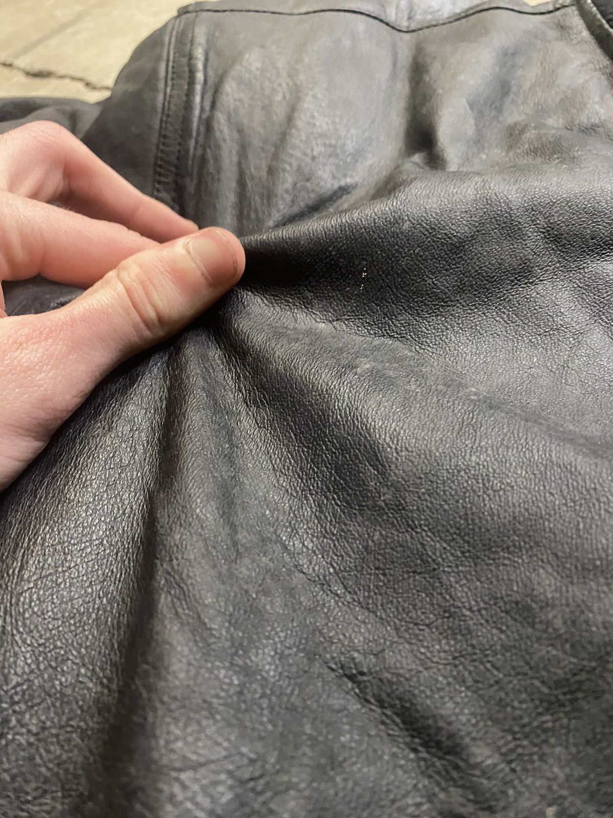 Other Leather bomber jacket paired with free Burberry scarf Size US XL / EU 56 / 4 - 5 Thumbnail